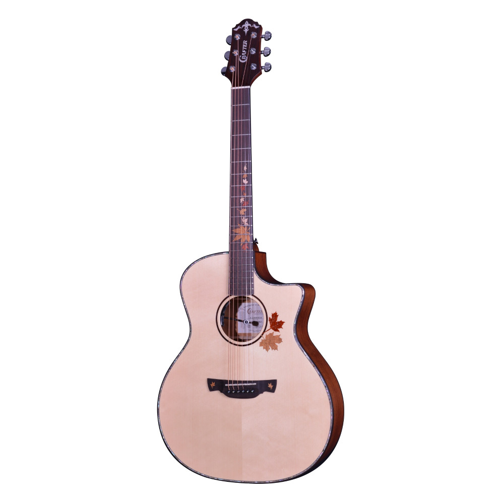 Image of Crafter AL G MAHO CE Autumn Leaves Acoustic Electric Guitar