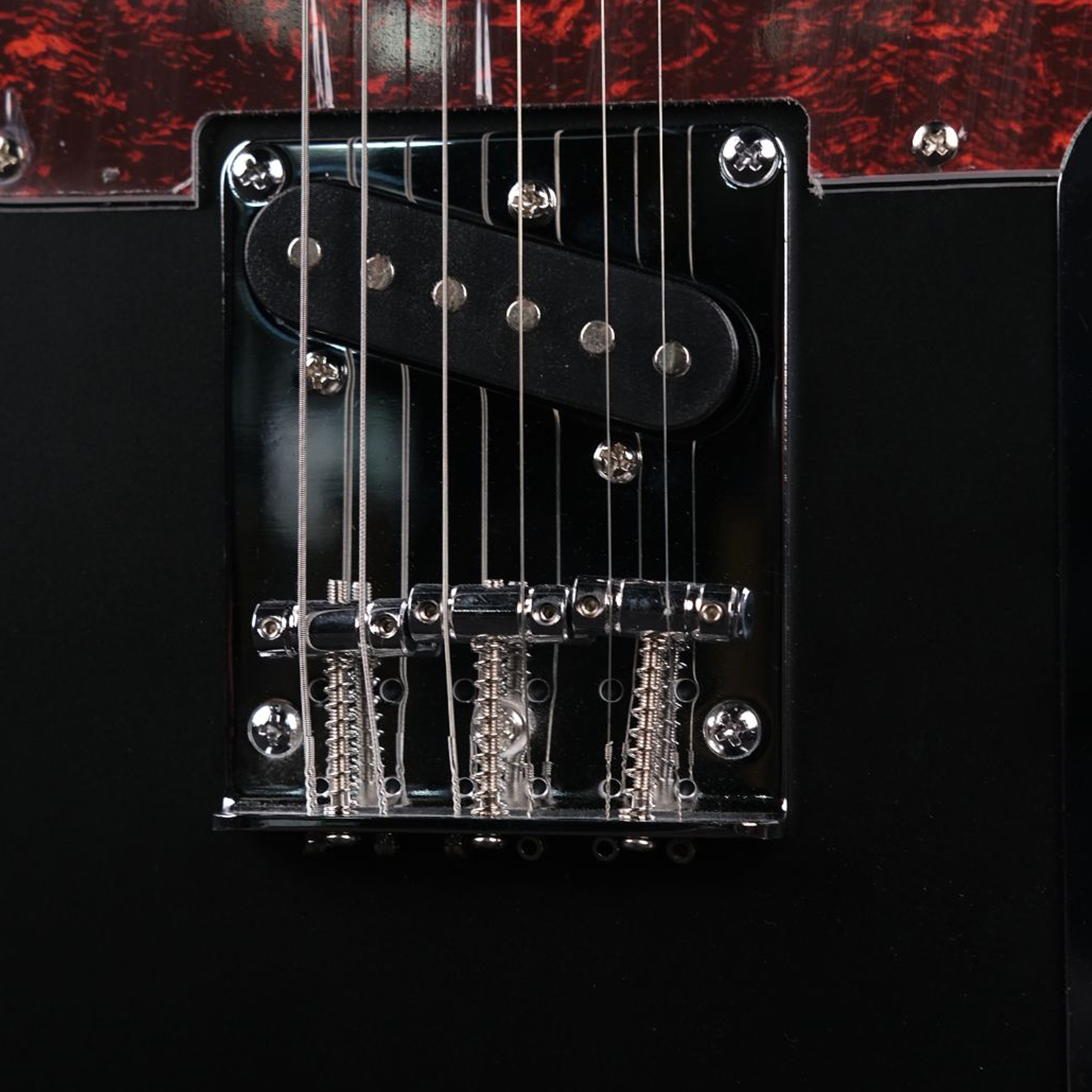 Magna Telepop TE20R - Telecaster Black Matt