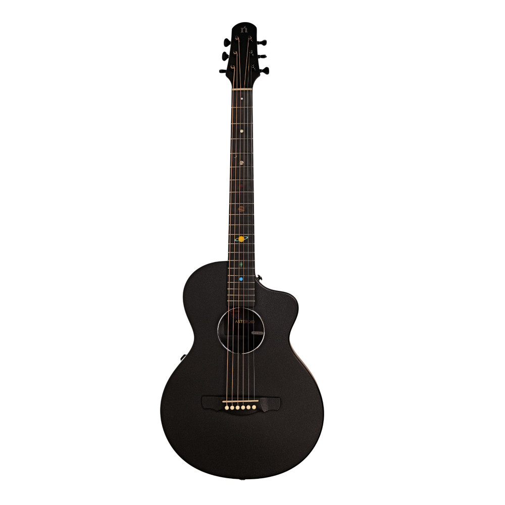 Image of Natasha Asteroid NSX – Carbon Fibre Acoustic Guitar with Smart Pickup Cosmic black
