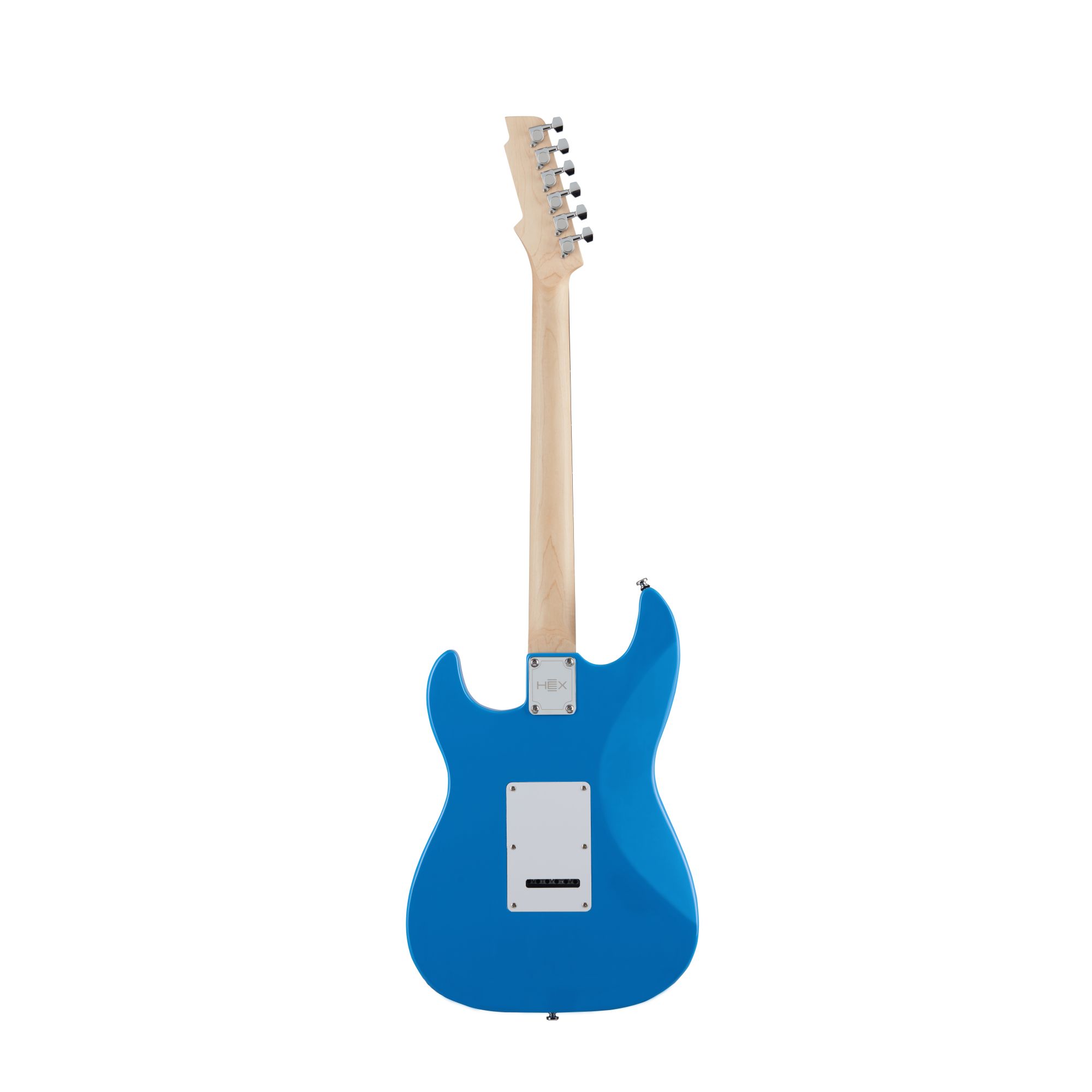 HEX E100GLB PLUS LAKE BLUE - STAINLESS STEEL FRETS