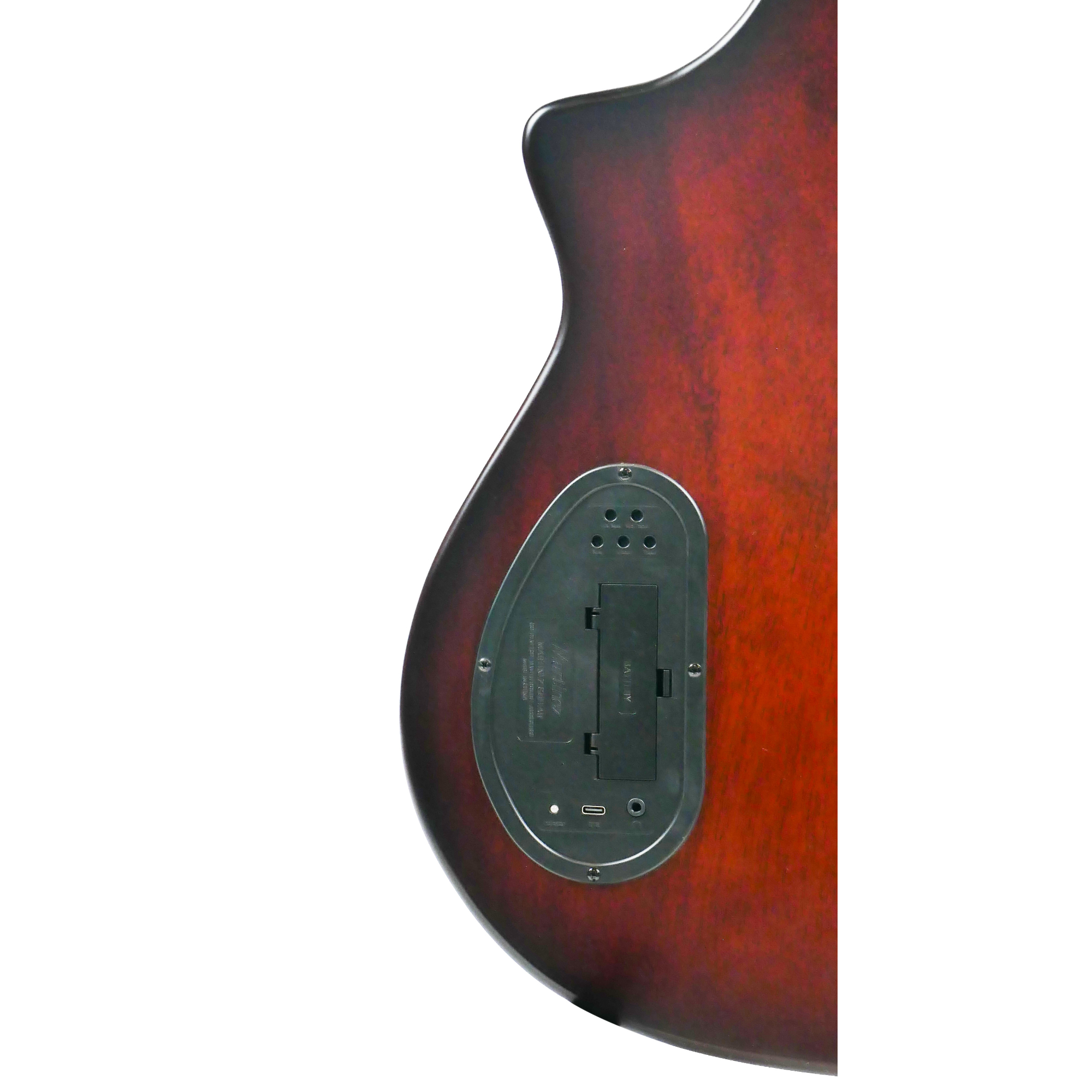 MARTINEZ Hispania Satin with EQ all solid modern semi-acoustic classical guitar with effects