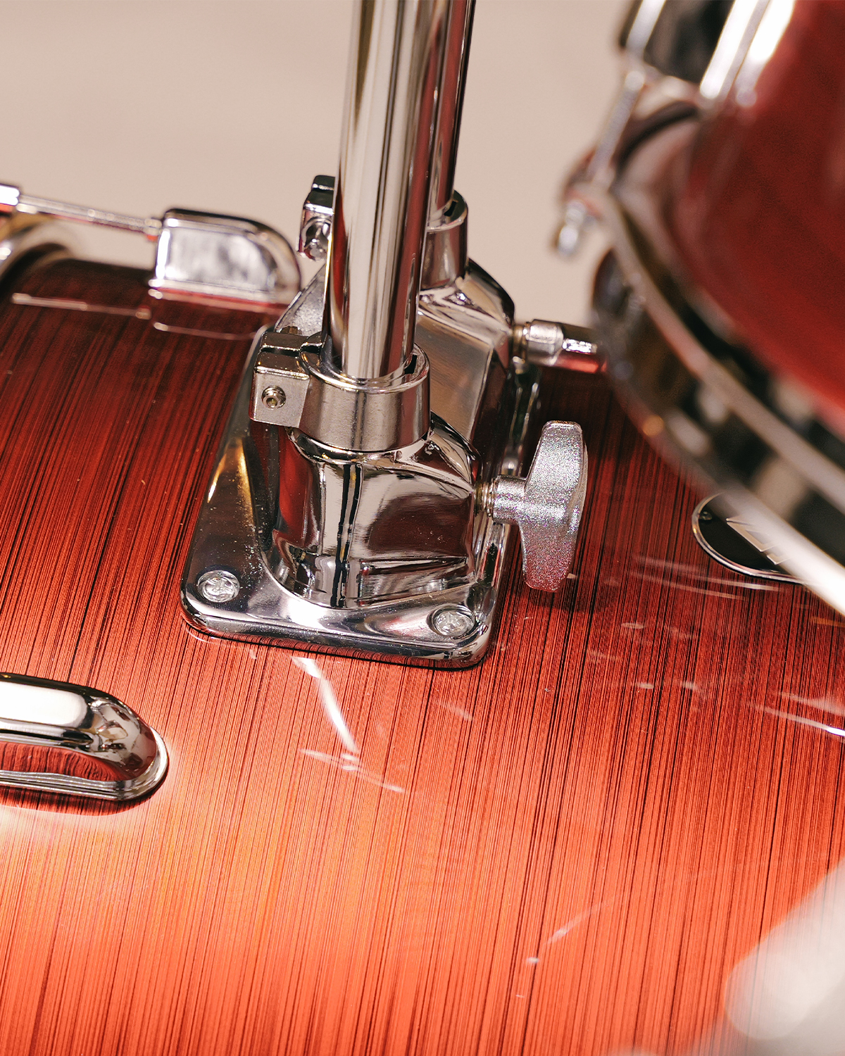 Strydom Sonic Scout 5-Piece Acoustic Drum Kit Ignition red