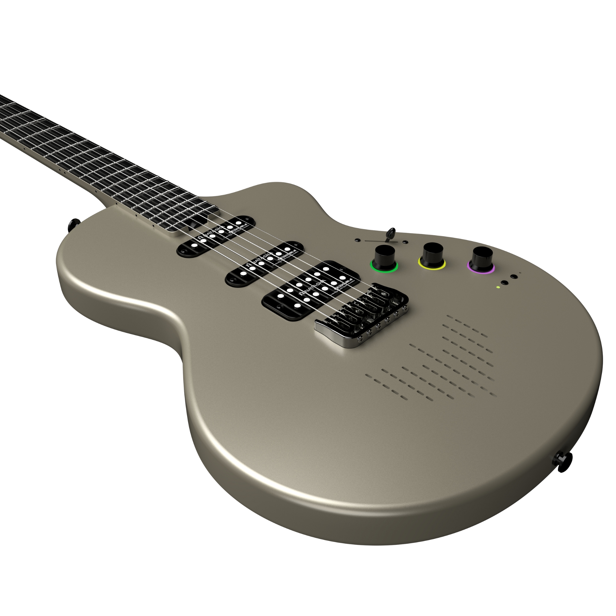 Natasha Nebula Smart Electric Guitar Celestial beigelatte