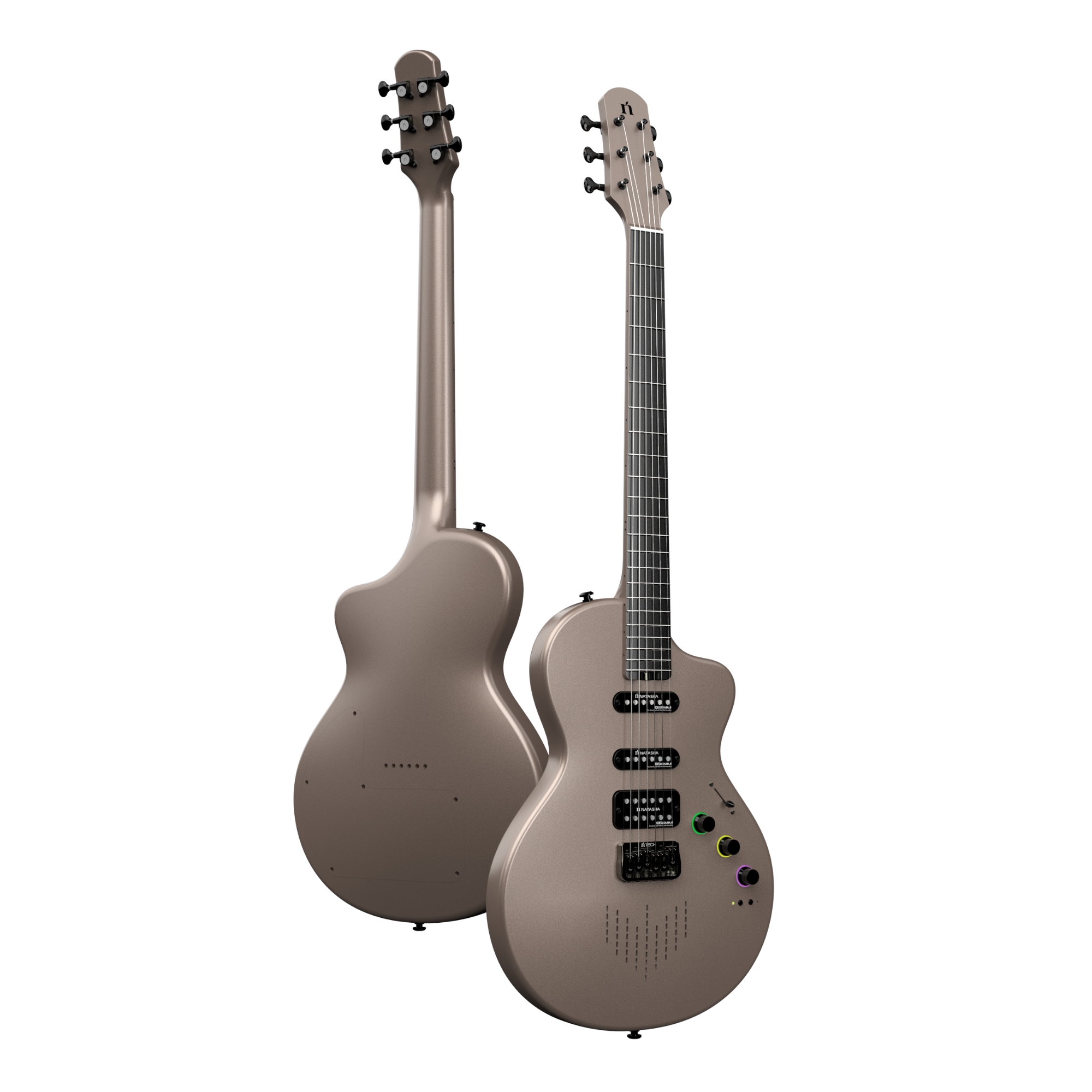 Natasha Nebula Smart Electric Guitar Celestial beigelatte