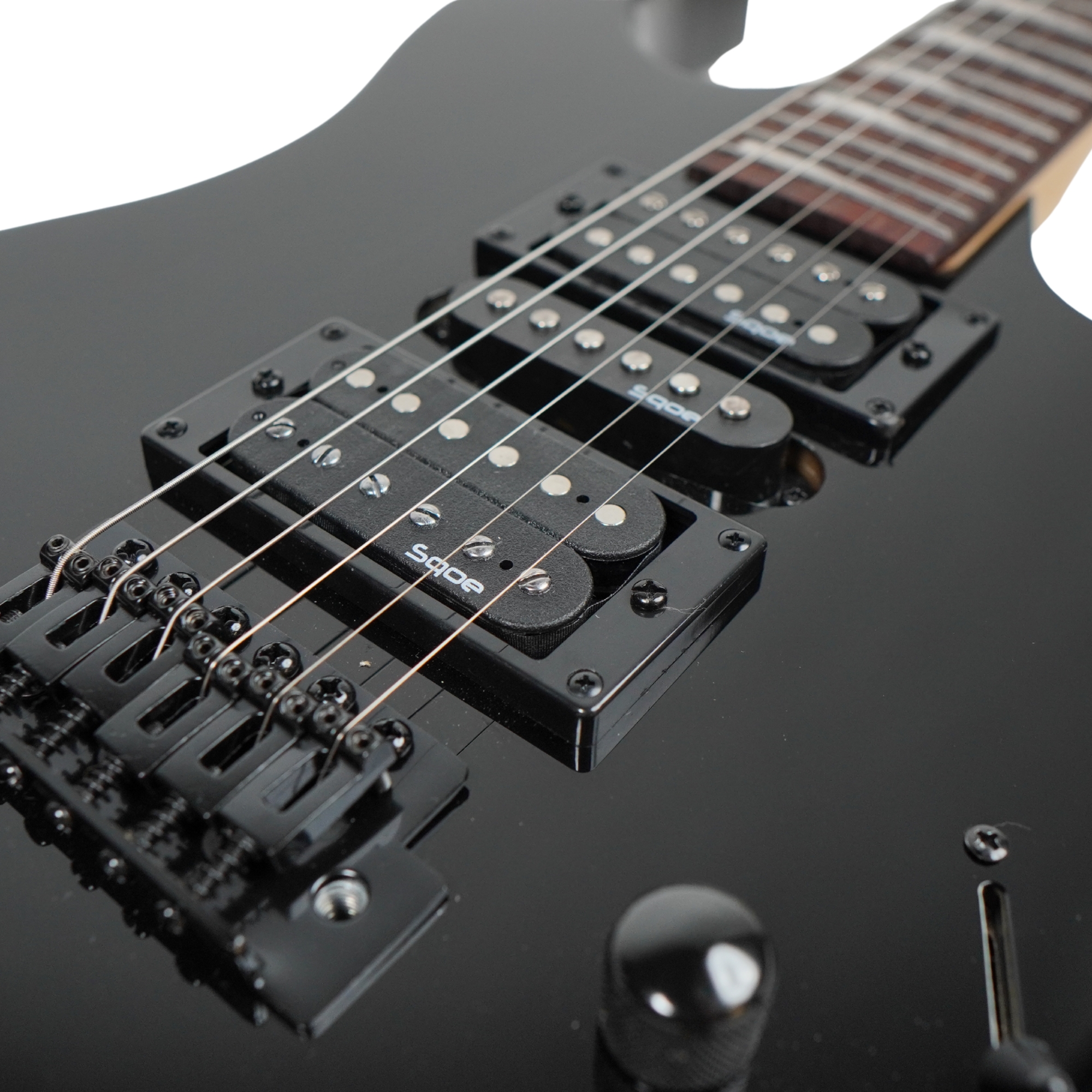 SQOE SEIB370 Black Super Strat series