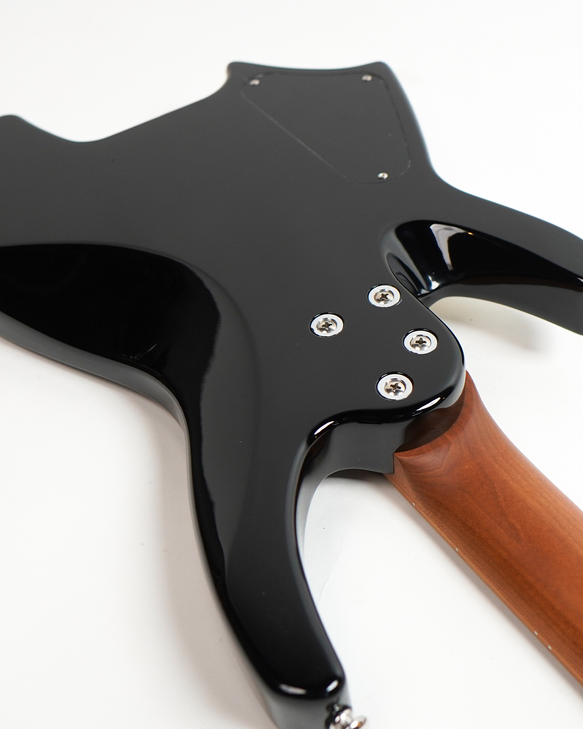 SQOE Headless Electric guitar SEWT700 - Black warrior HSS