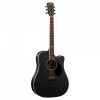 Kepma D1CE TRANS K10- Semi acoustic Guitar-  Black Matt