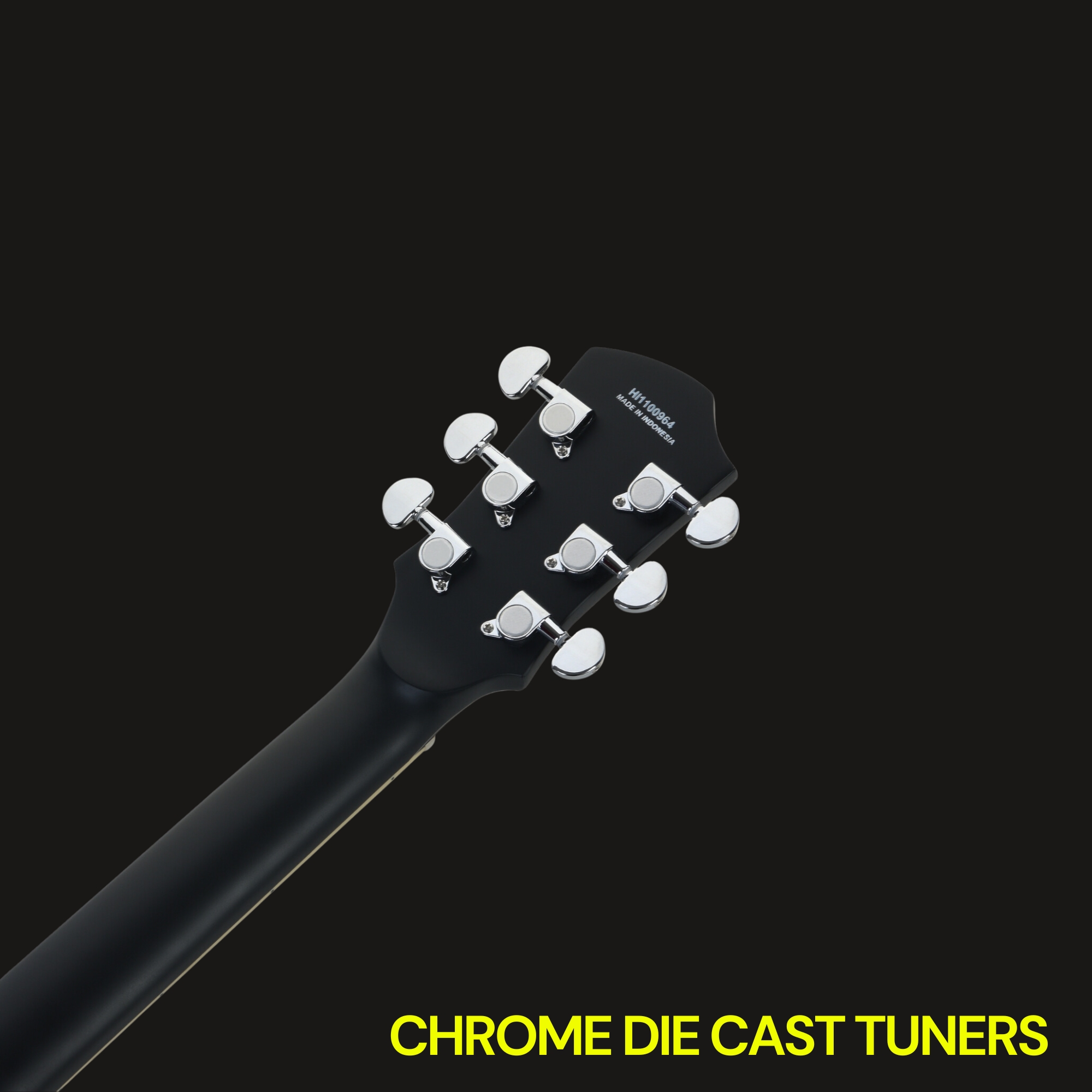 HEX Q300S BK - SEMI HOLLOW Q SERIES - SATIN BLACK