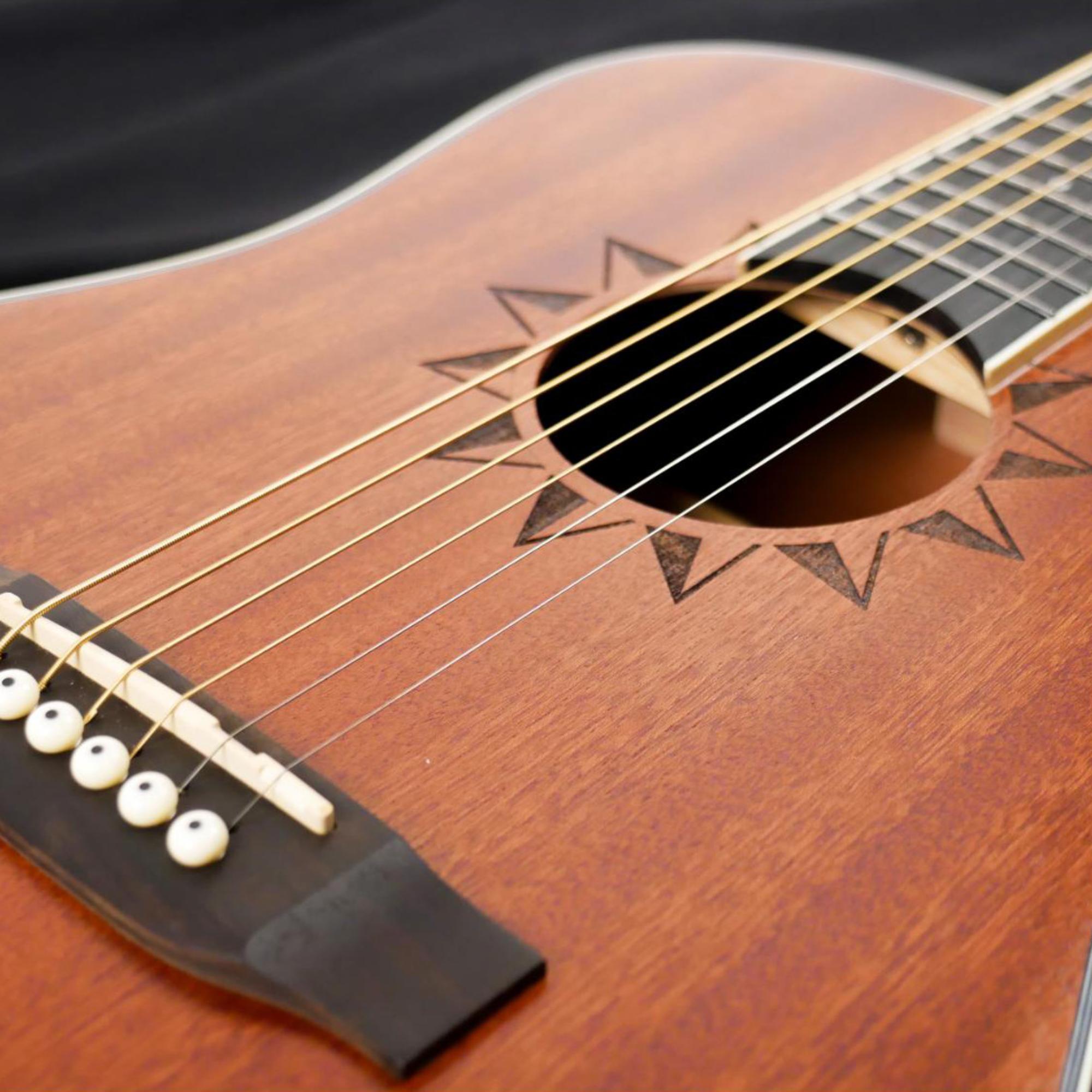 Strydom ST334 All sapele mini dreadnought acoustic guitar - Natural