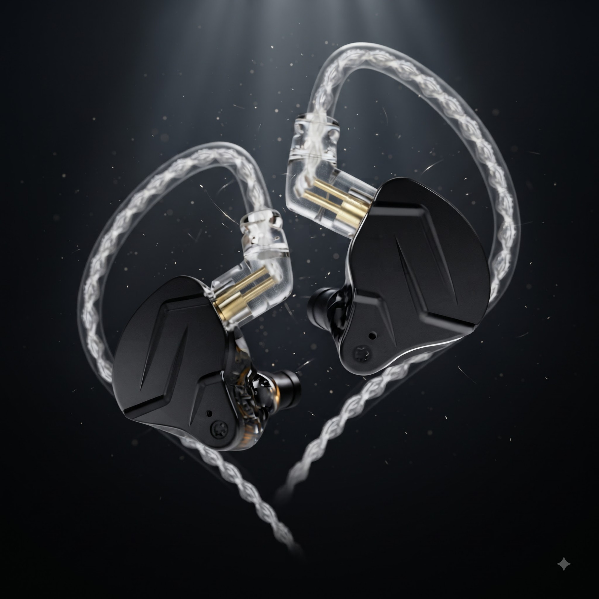 KZ ZSN Pro X Black Hybrid In ear monitors