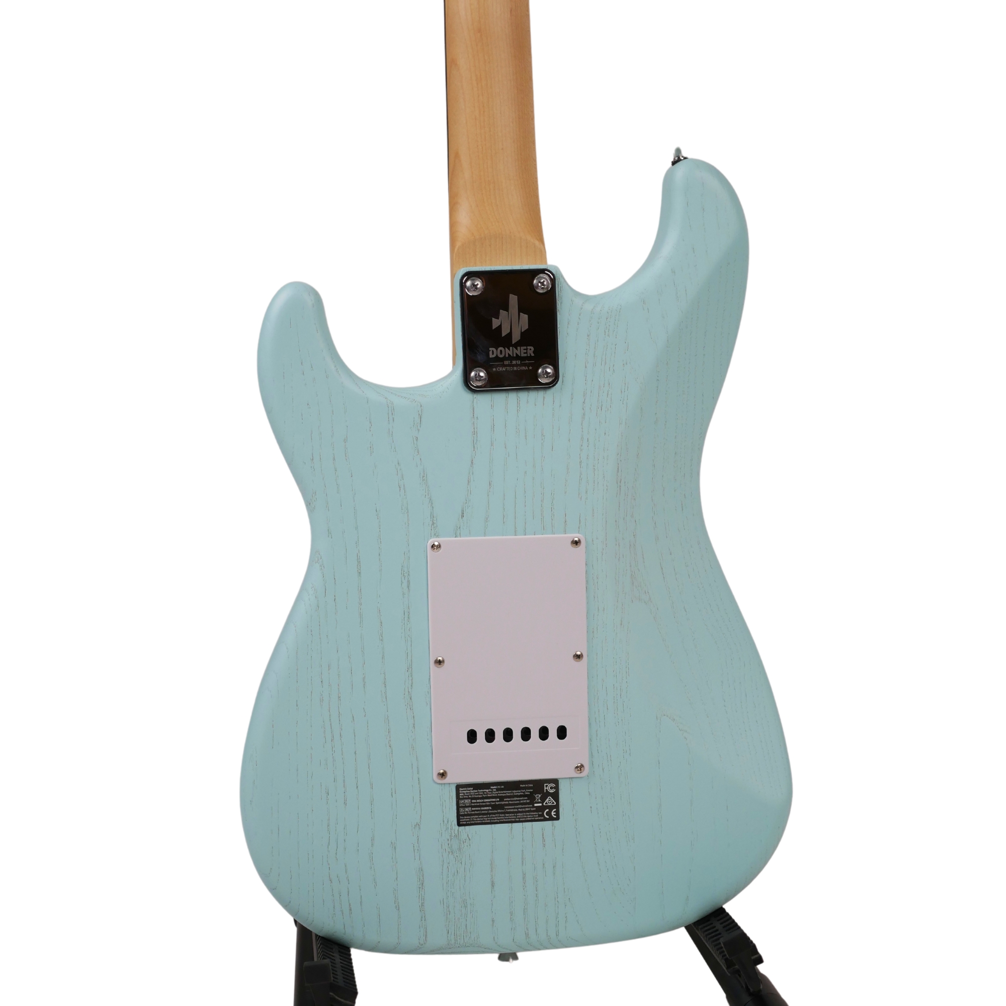 DONNER DST-80 Surf green Electric Guitar 39 Beginner Electric Guitar Kit with Amp Classic SSS Pickup Complete with Gig Bag Tuner Capo Strap Picks