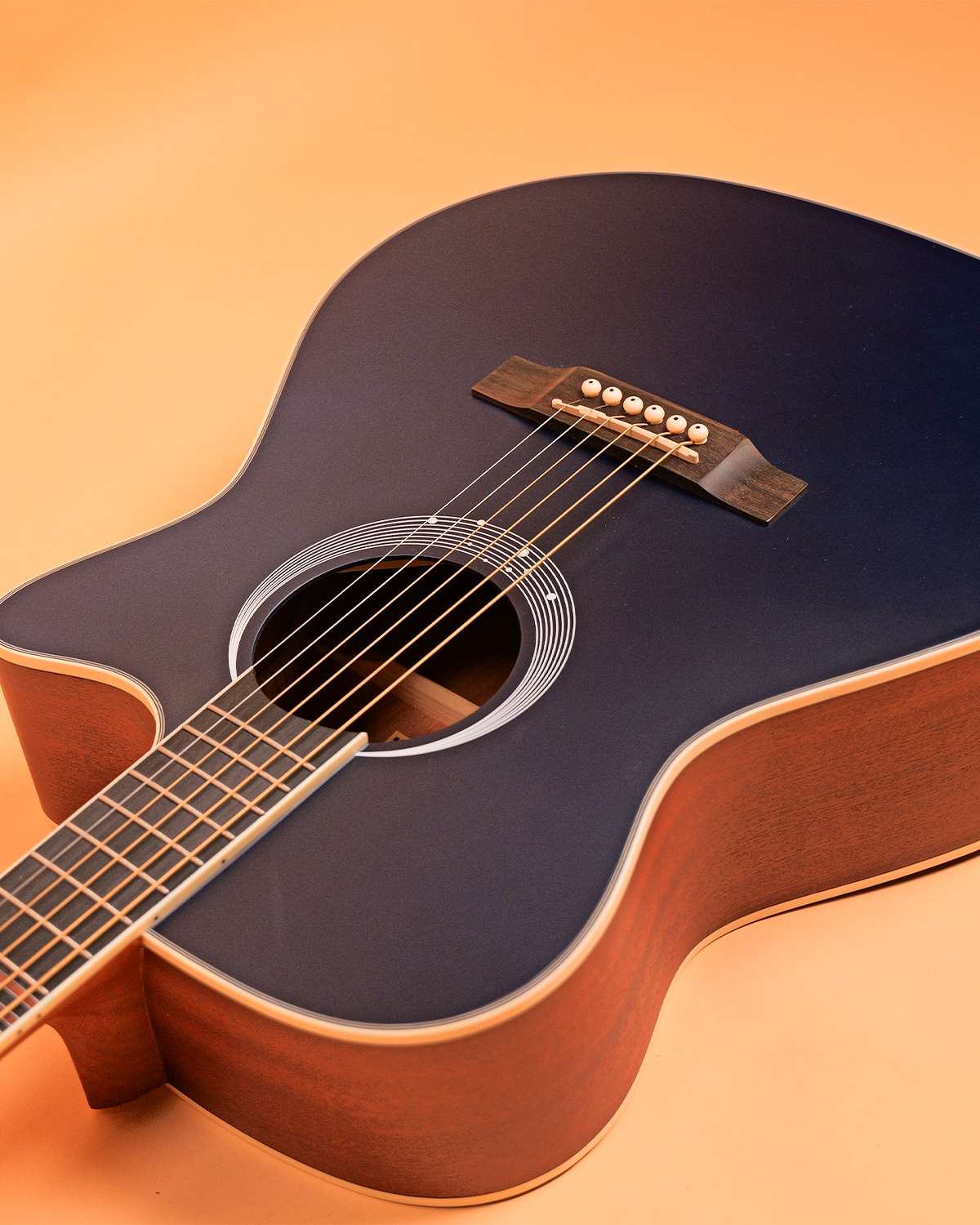 GC Guitars A2 Blue Top Acoustic Guitar