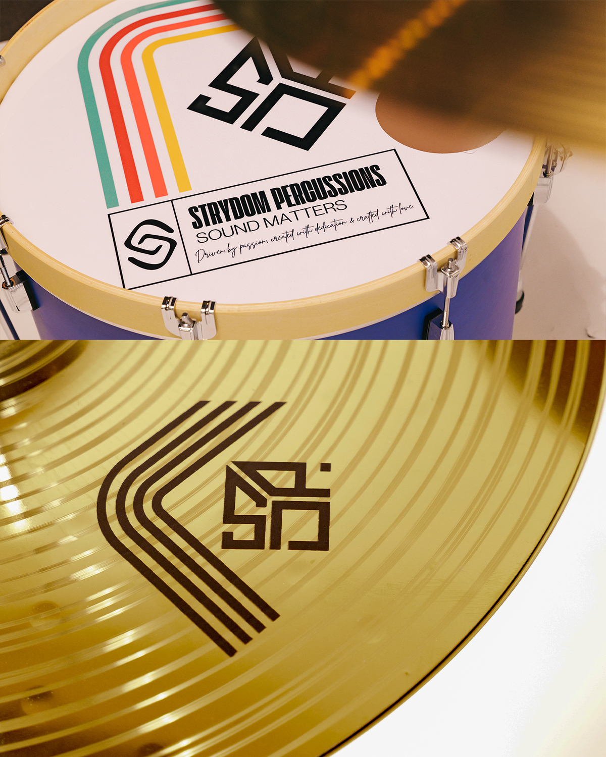 Strydom Sonic Pro Acoustic DrumKit Deep indigo burst