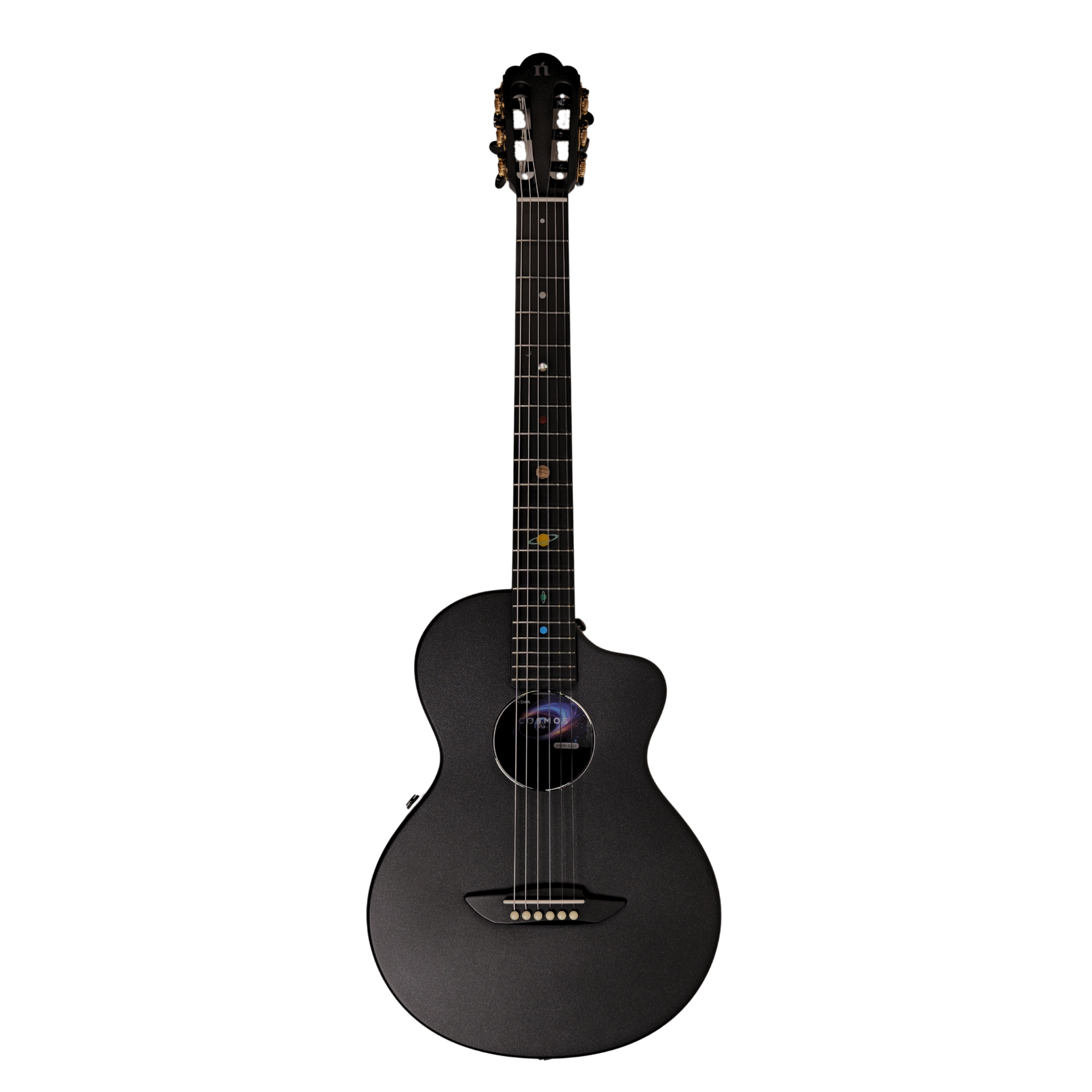 Natasha Cosmos NSX Carbon Fibre Classical Guitar with Smart Pickup Cosmic black