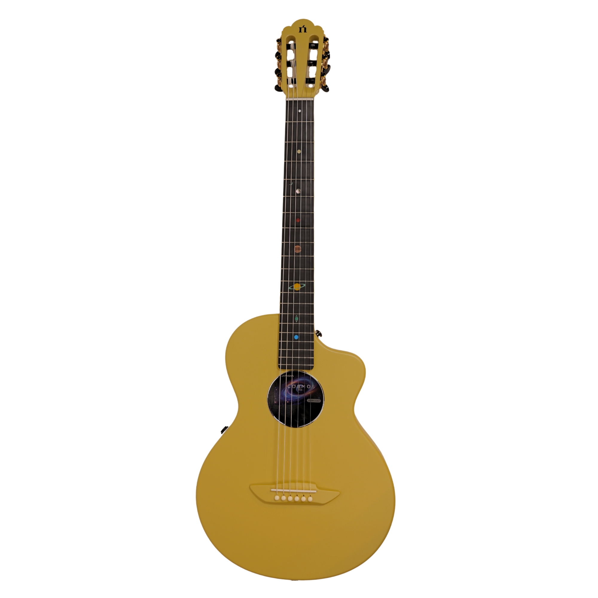 Natasha Cosmos NSX Carbon Fibre Classical Guitar with Smart Pickup glaze gold