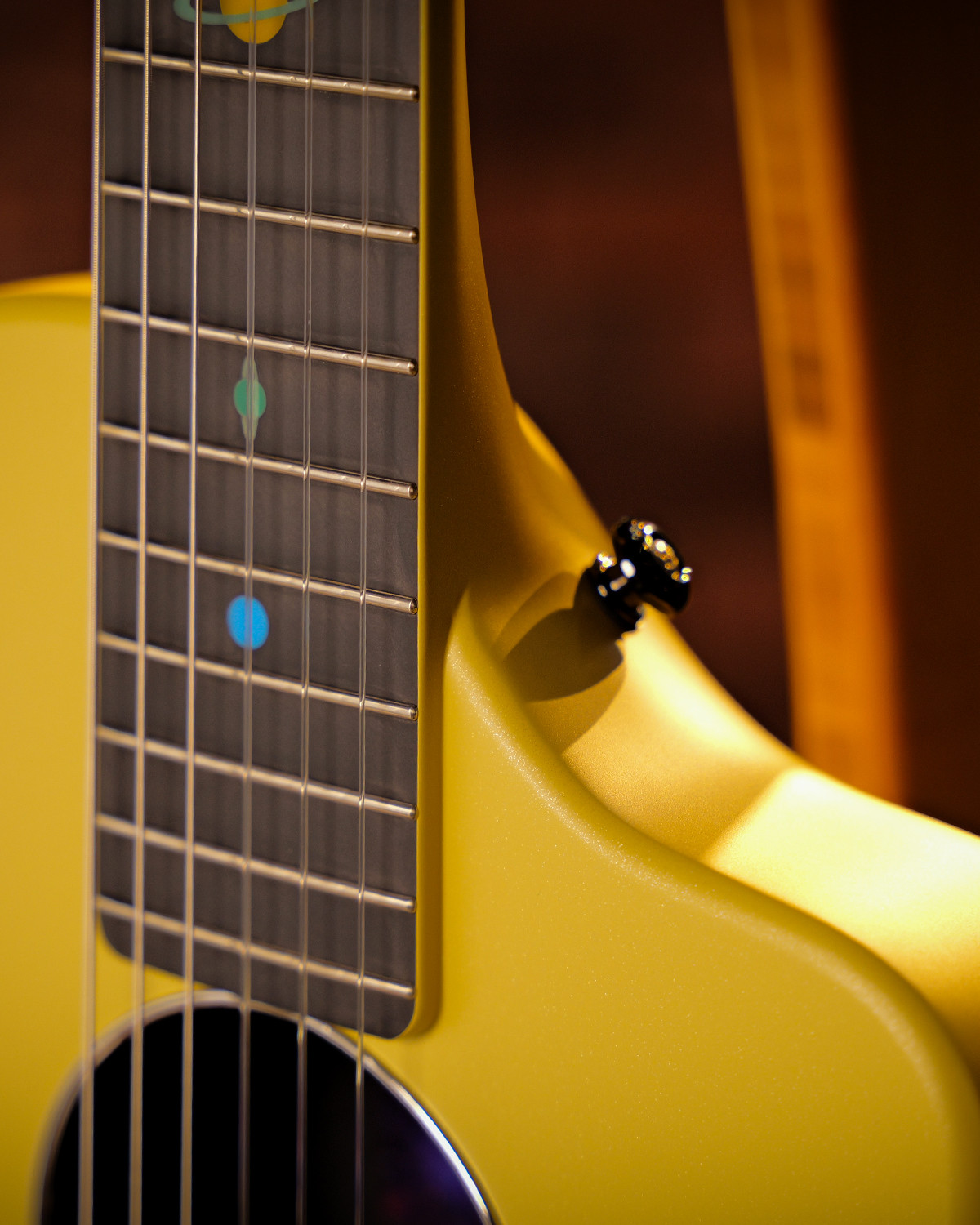 Natasha Cosmos NSX Carbon Fibre Classical Guitar with Smart Pickup glaze gold