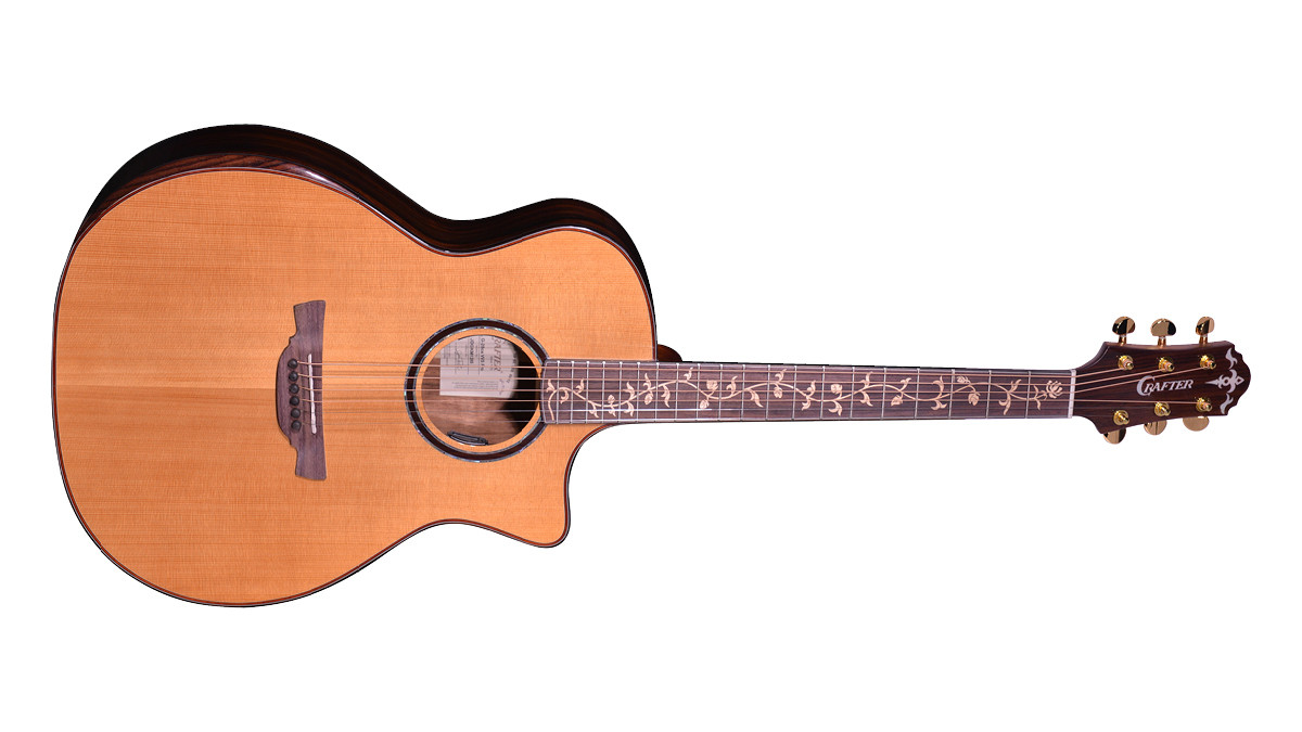 Crafter VL G-28ce Pro VVS Grand Auditorium Acoustic-Electric Guitar - Natural