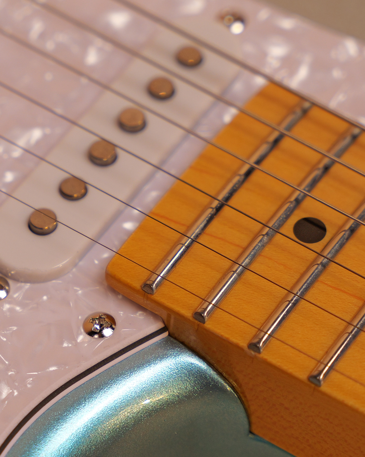 SQOE SEST1000 Frost Blue Premium Custom Shop HSS