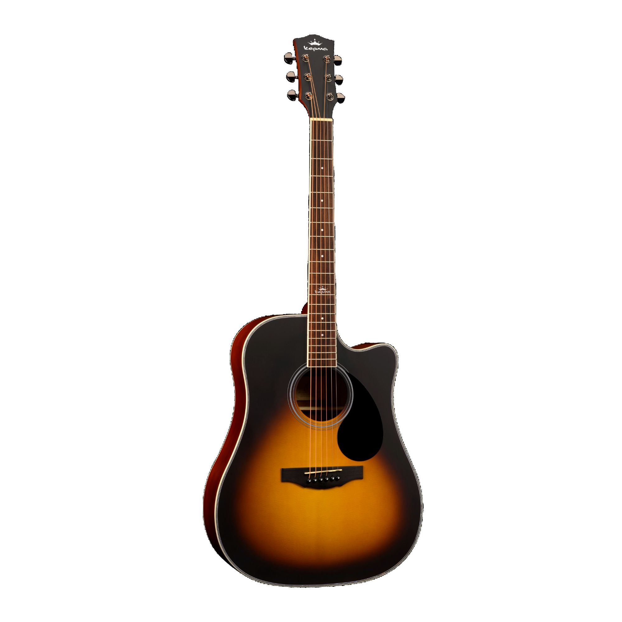 KEPMA D1C PRO Acoustic Guitar-- Sunburst Matt