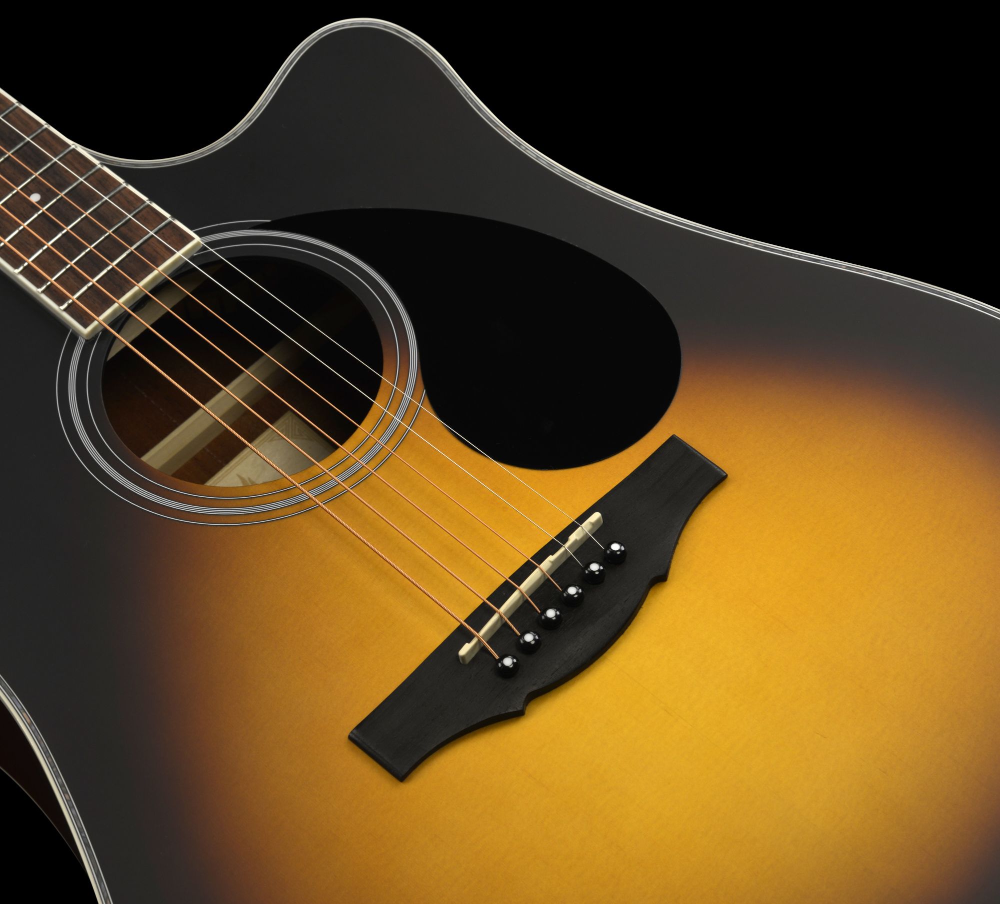 Kepma D1CE PRO TRANS K10- Semi acoustic Guitar- Sunburst Matt