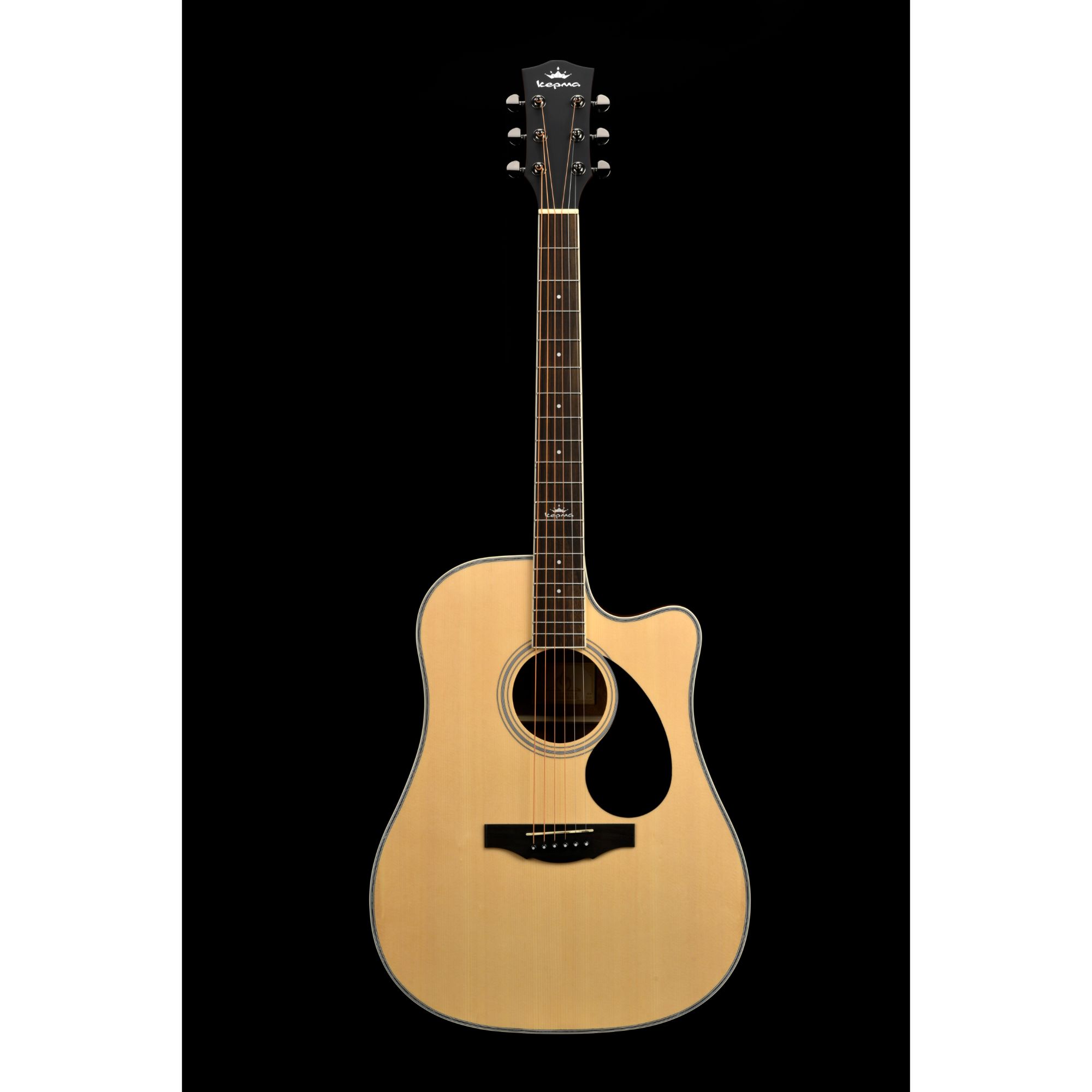 KEPMA D1C Acoustic Guitar-- Natural Matt