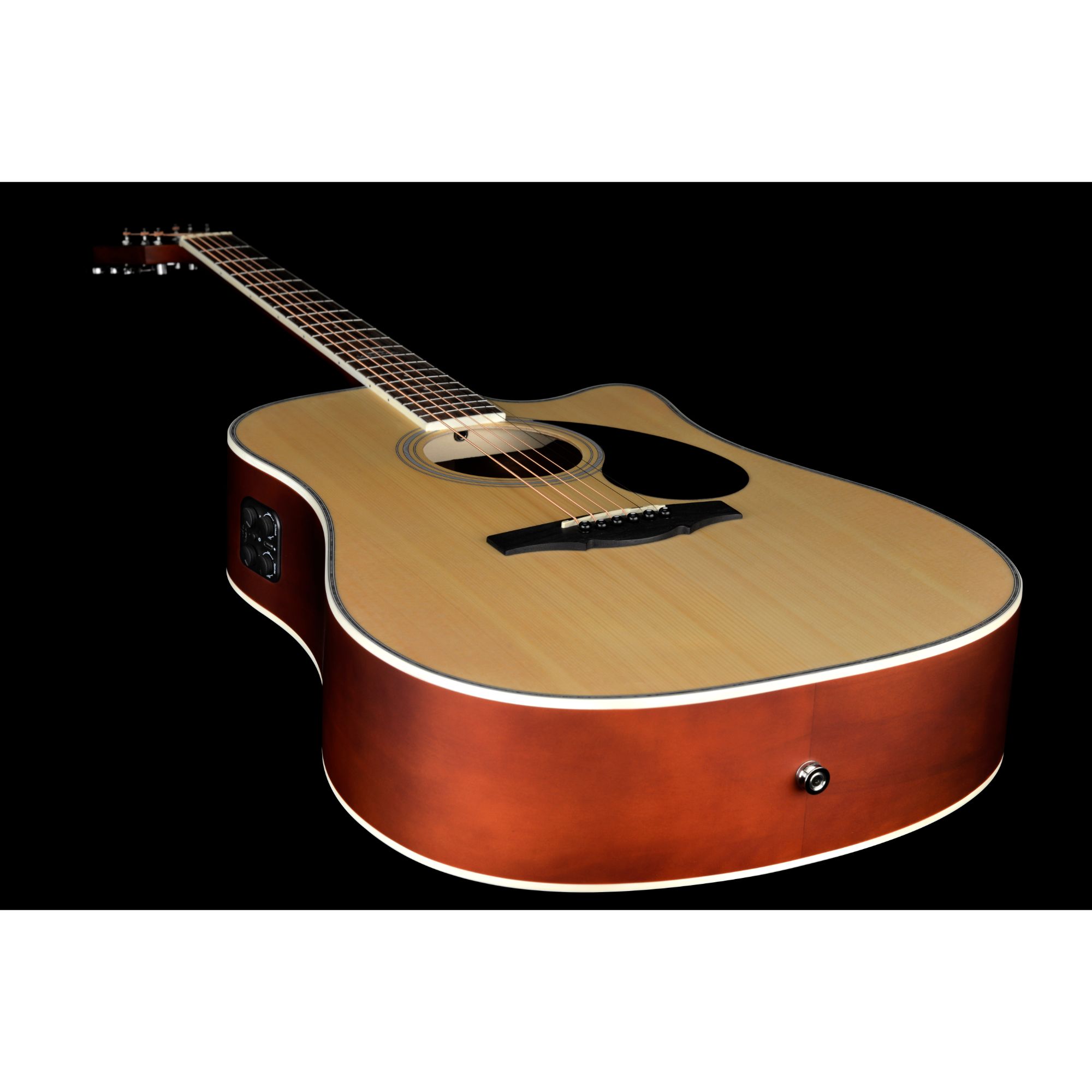 Kepma D1CE PRO TRANS K10- Semi acoustic Guitar- Natural Matt