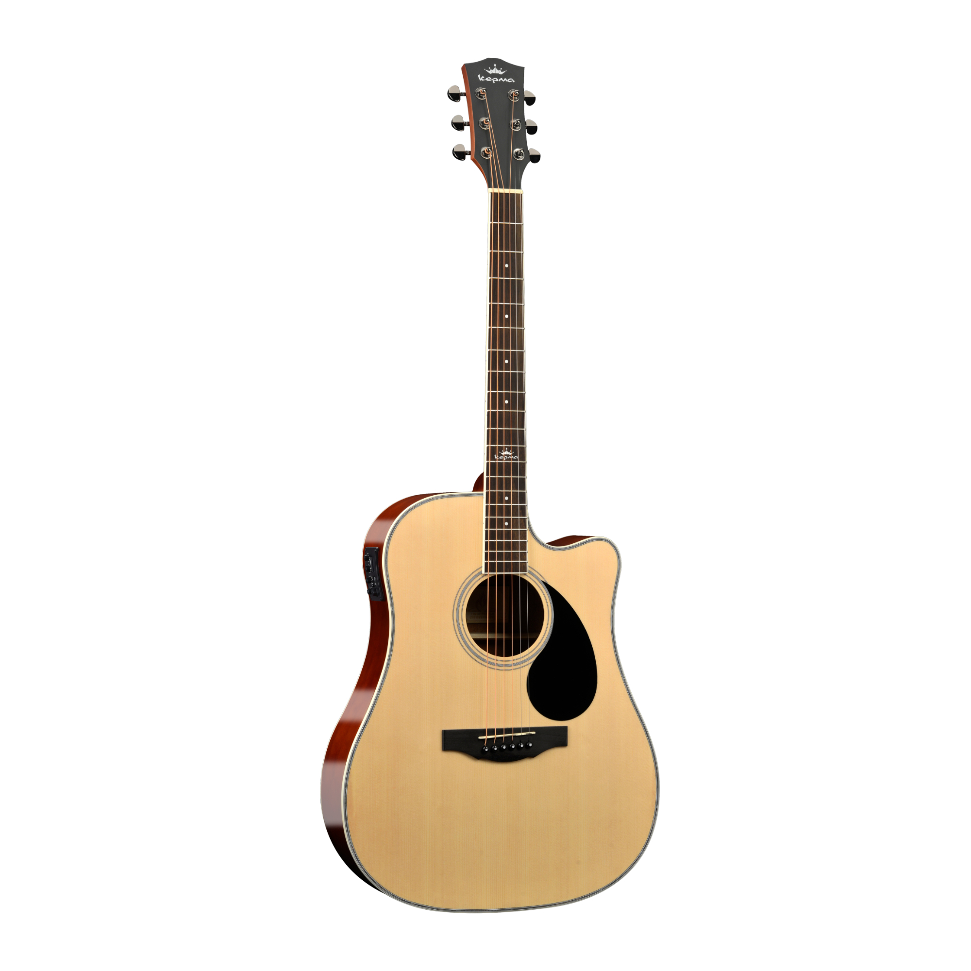Kepma D1CE - Semi Acoustic Guitar- Natural Gloss