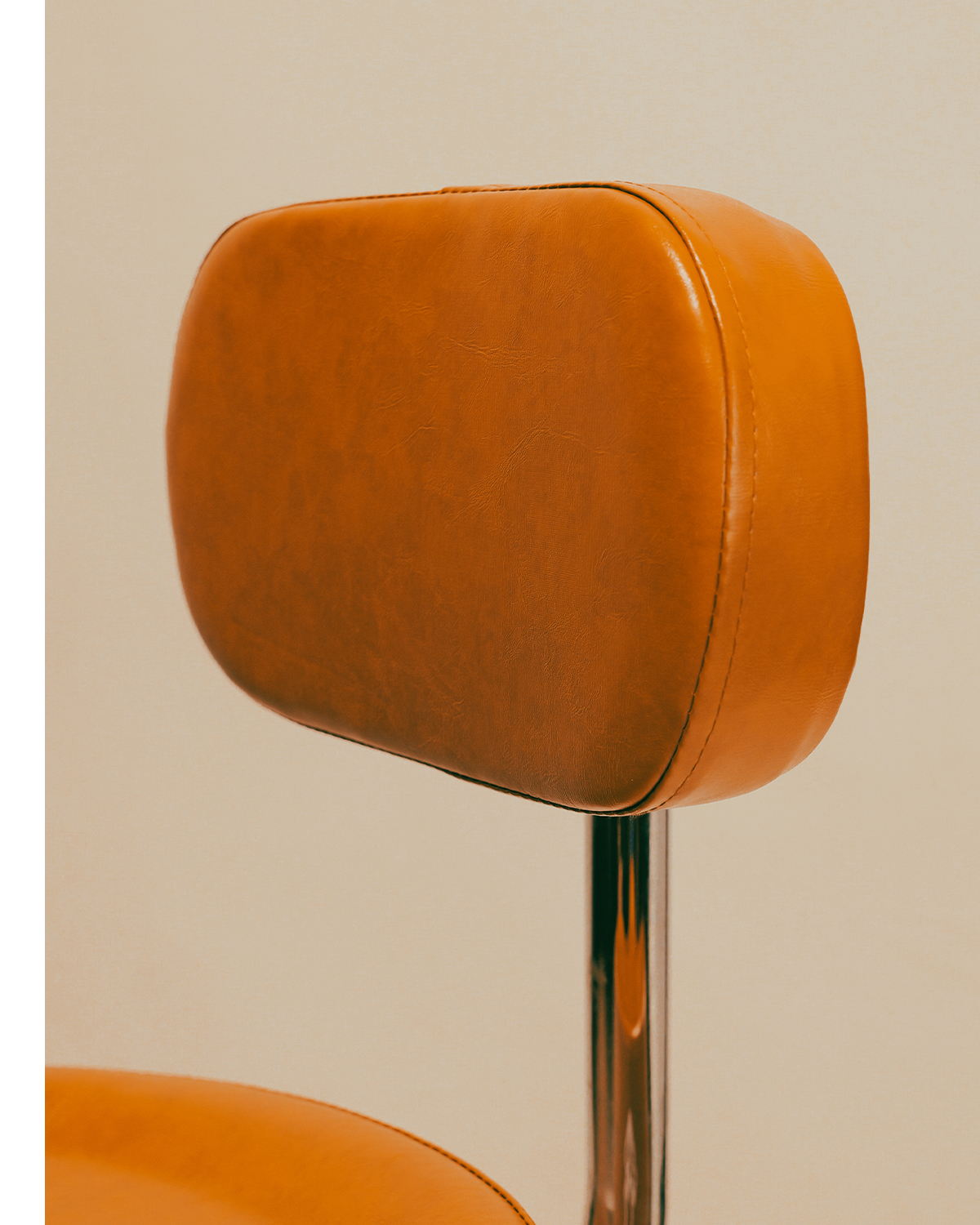 Strydom Comfort Core 1000 ERGO BACK Edition drum throne - Vintage Brown Leather