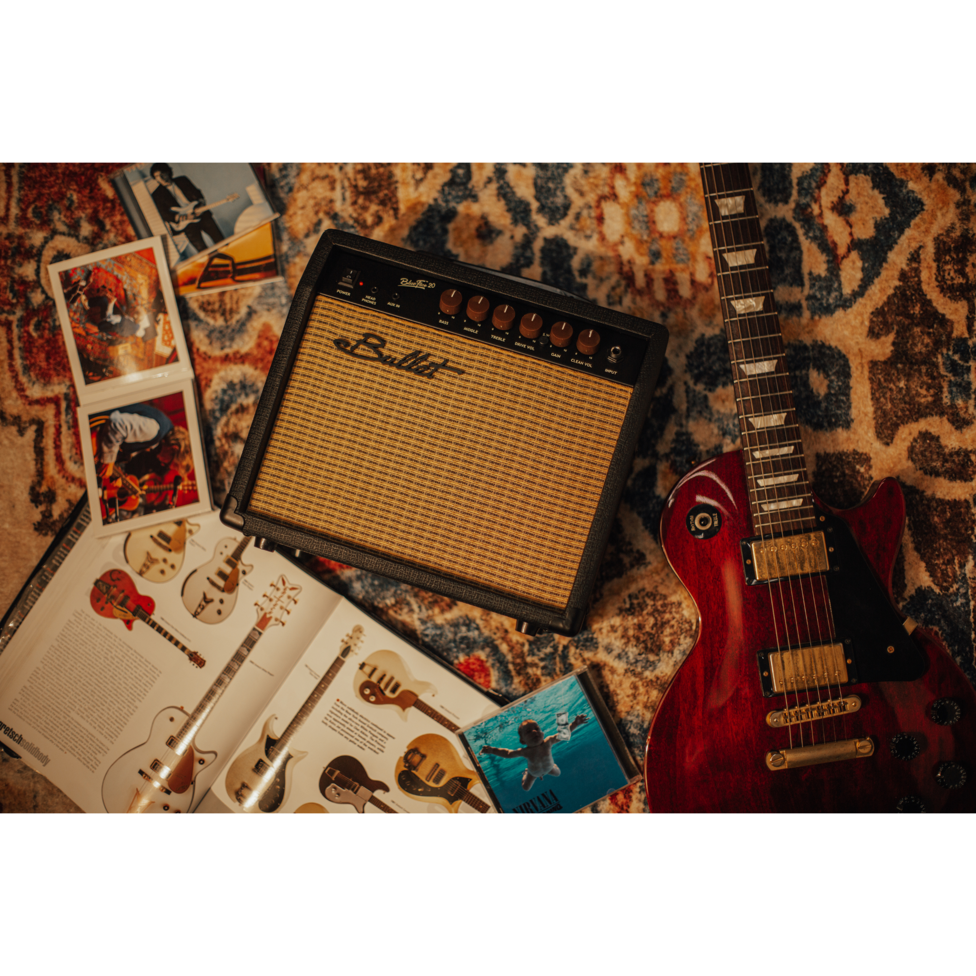 Bullet BlueFace 20 White Electric guitar amplifier