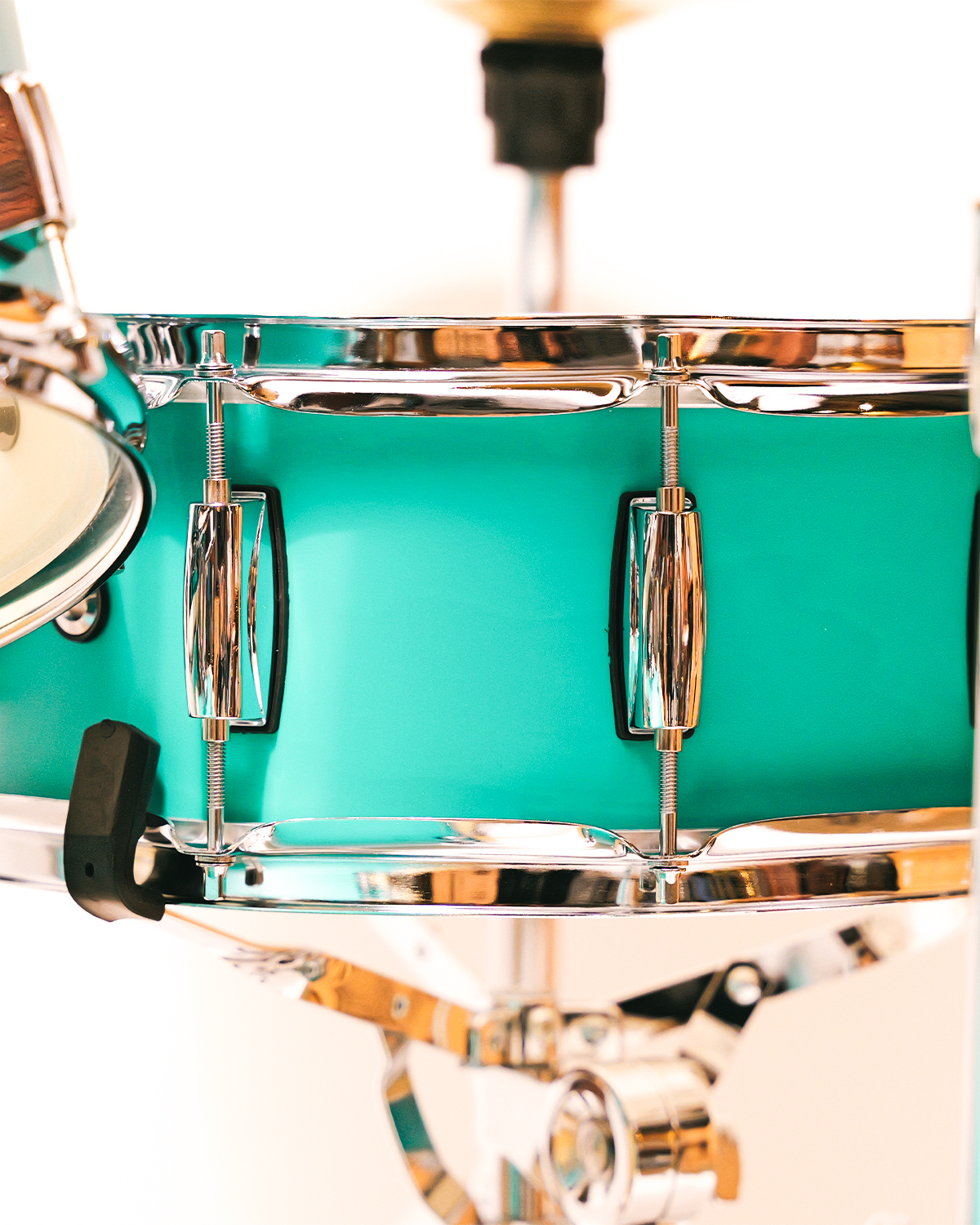 Strydom Sonic Pro Acoustic DrumKit Glacier Mint green