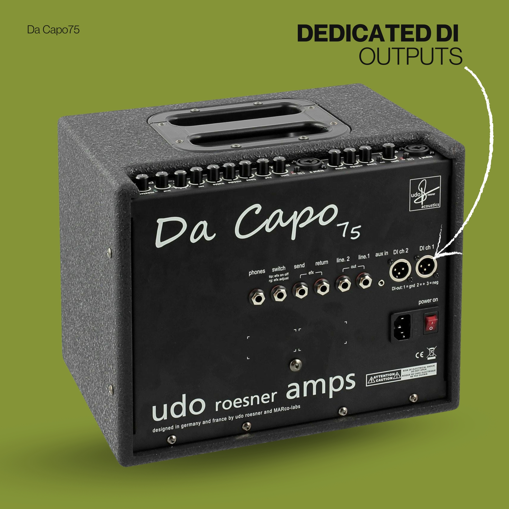 Udo Roesner Da Capo 75 Acoustic reference amplifier