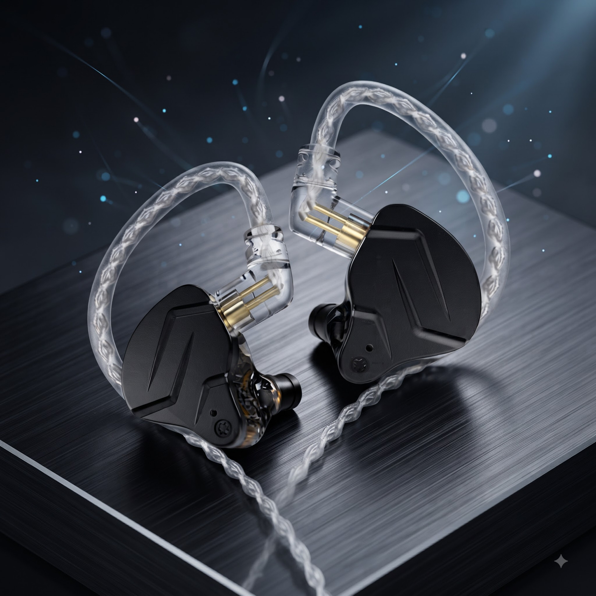 KZ ZSN Pro X Black Hybrid In ear monitors