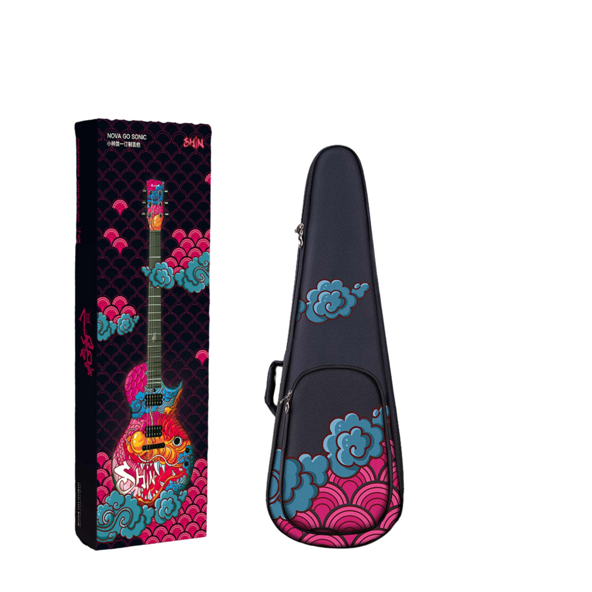 Enya Nova GO Sonic dragon shinichi kobayashi smart electric guitar exclusive thickened bag Type-C charging cable