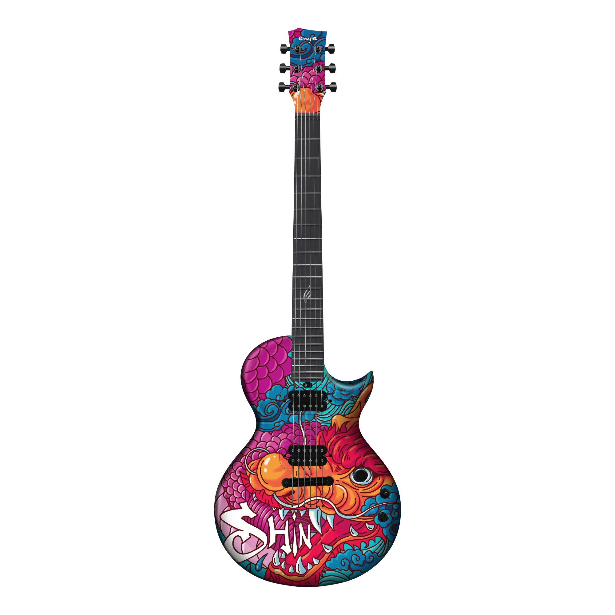 Enya Nova GO Sonic dragon shinichi kobayashi smart electric guitar exclusive thickened bag Type-C charging cable