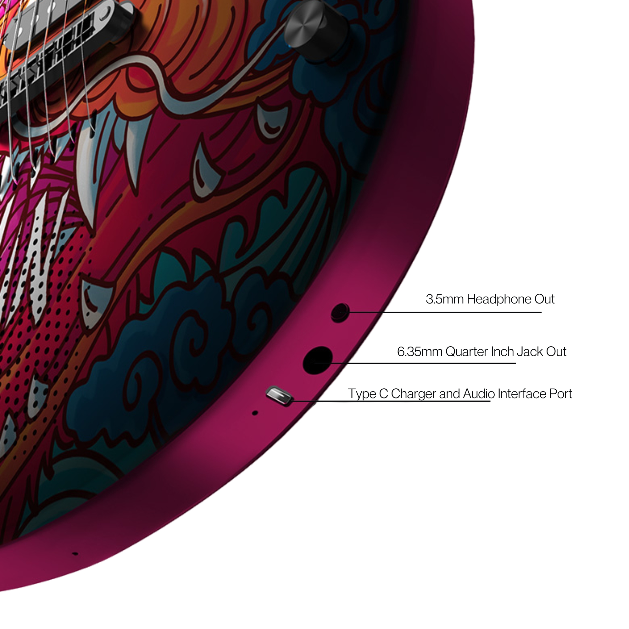 Enya Nova GO Sonic dragon shinichi kobayashi smart electric guitar exclusive thickened bag Type-C charging cable
