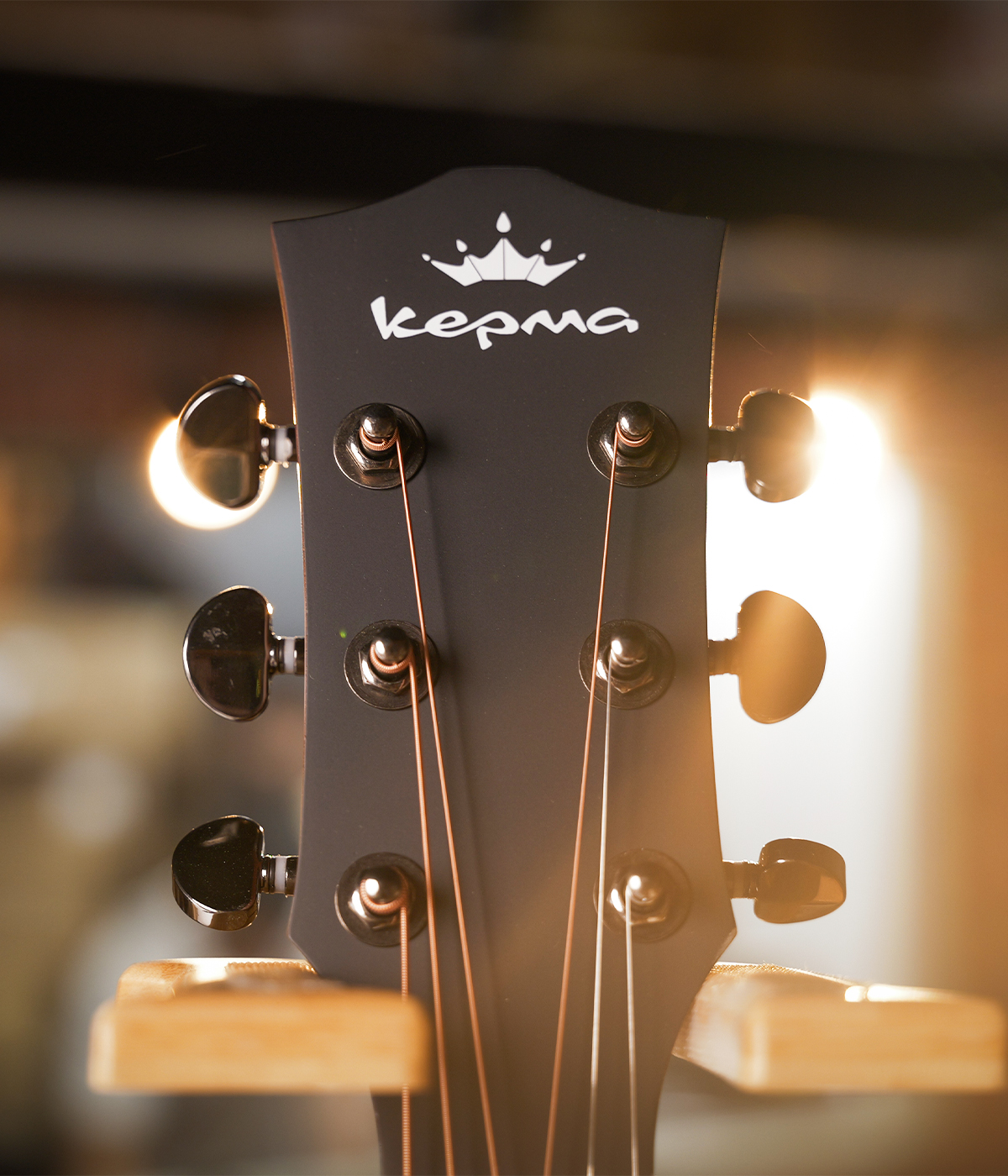 Kepma D1CE TRANS K10- Semi acoustic Guitar- Crimson satin