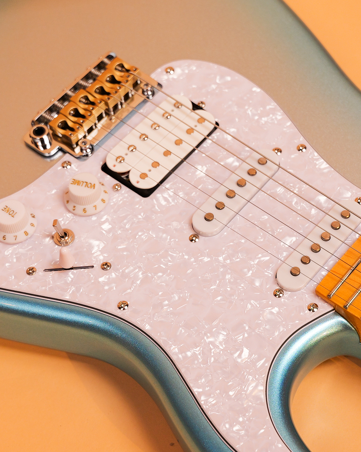 SQOE SEST1000 Frost Blue  Premium Custom Shop HSS