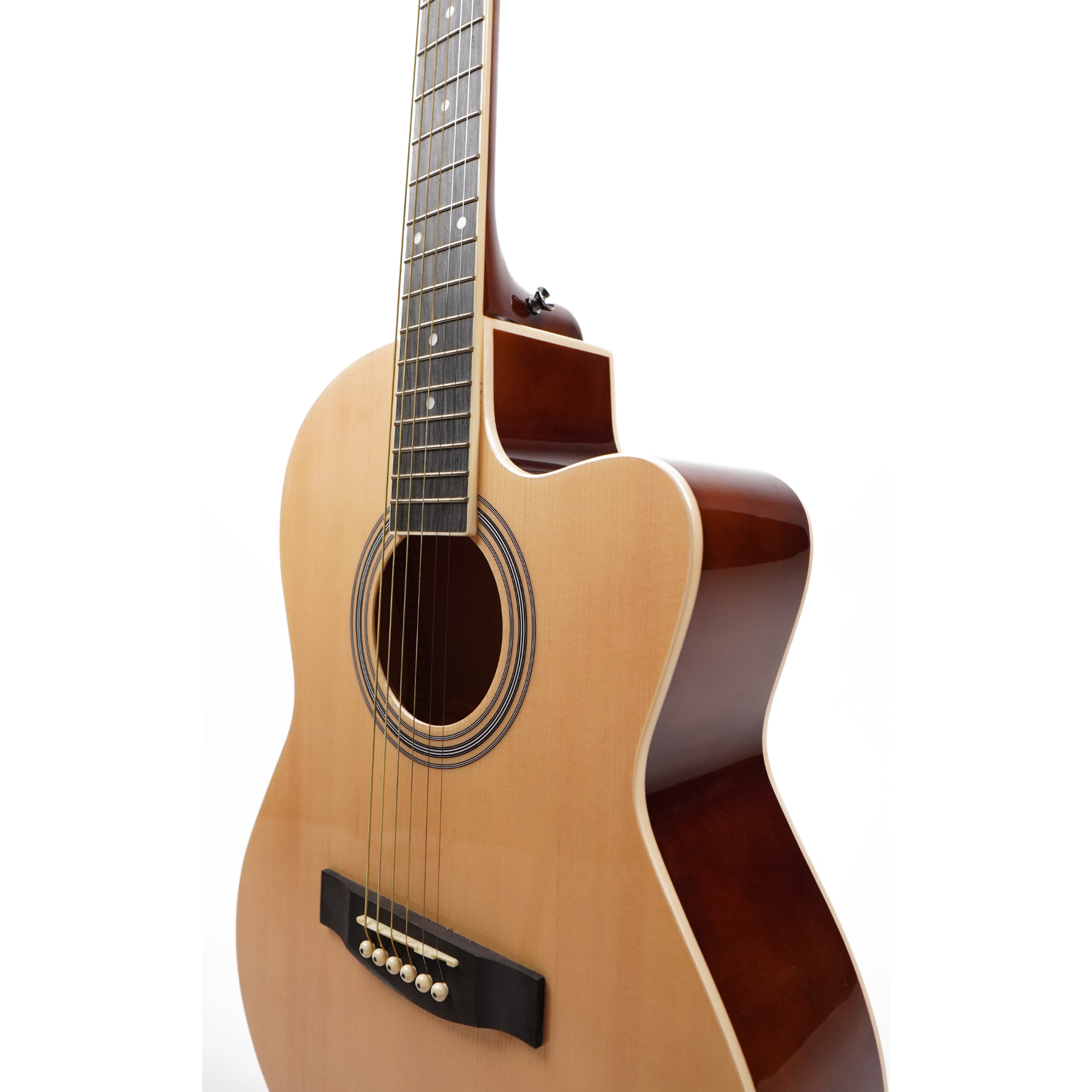 GC 39inch Gc39C Natural Glossy cutaway guitar