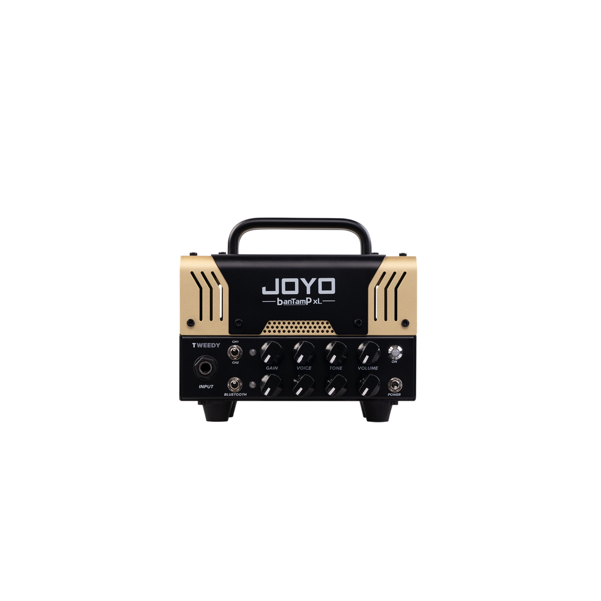 JOYO Tweedy BanTamp XL Series Mini Amp Head 20 Watt Preamp 2 Channel Hybrid Tube Guitar Amplifier with Bluetooth for Electric Guitar