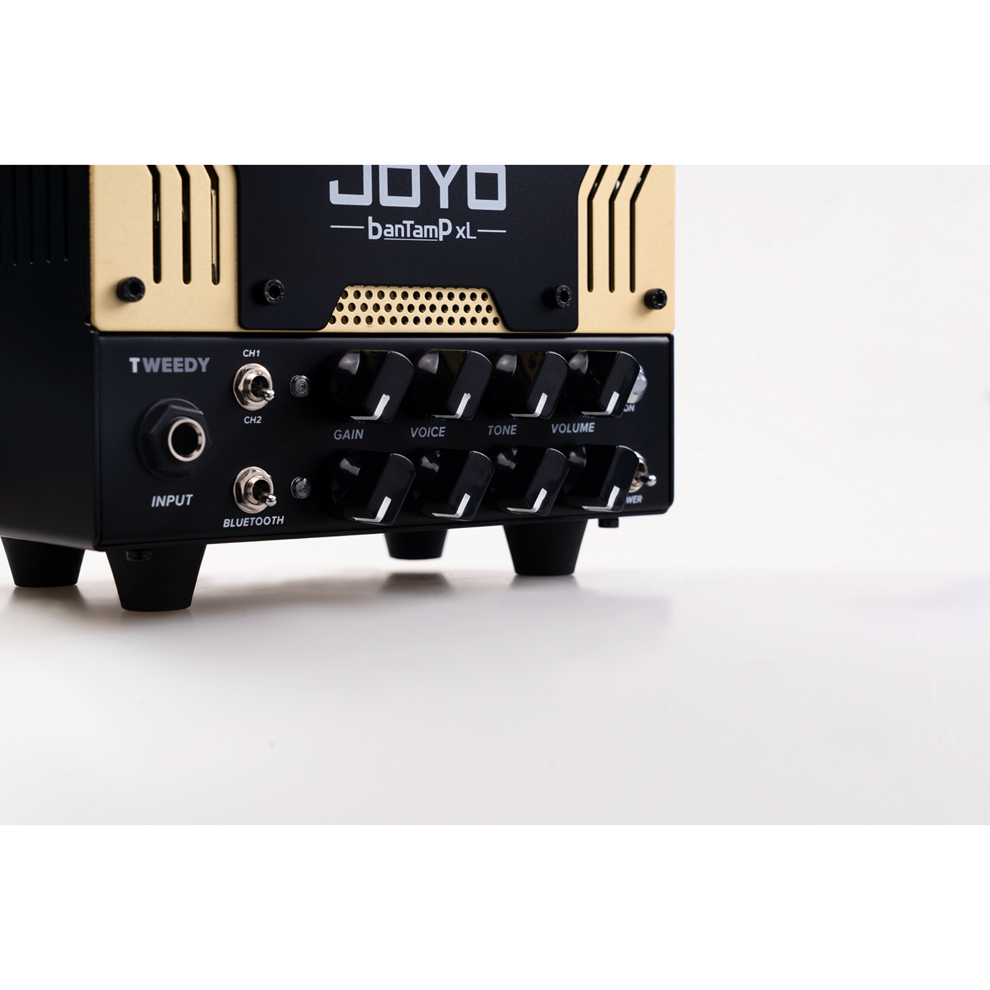 JOYO Tweedy BanTamp XL Series Mini Amp Head 20 Watt Preamp 2 Channel Hybrid Tube Guitar Amplifier with Bluetooth for Electric Guitar