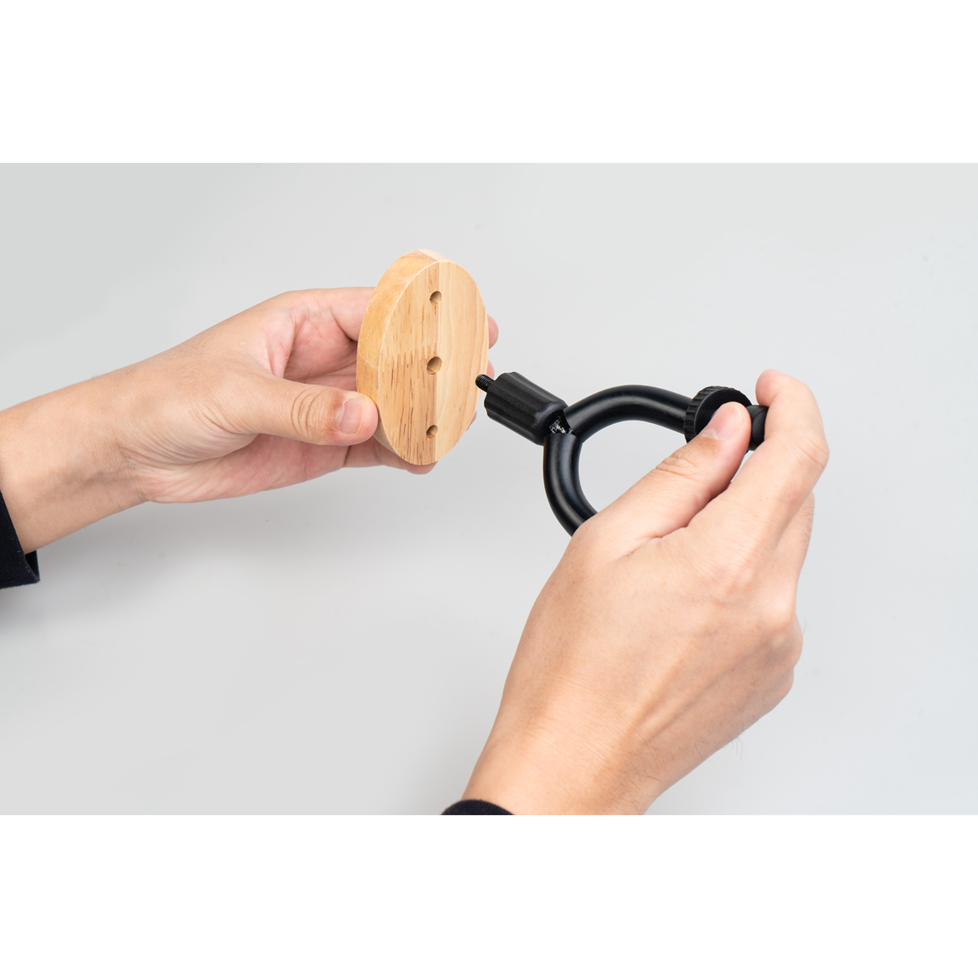 Guitto GGS-09 Guitar wood wall hanger shelf and 4 Hook Guitar Wall Holder for Acoustic Electric Bass Guitar Ukulele Mandolin Banjo