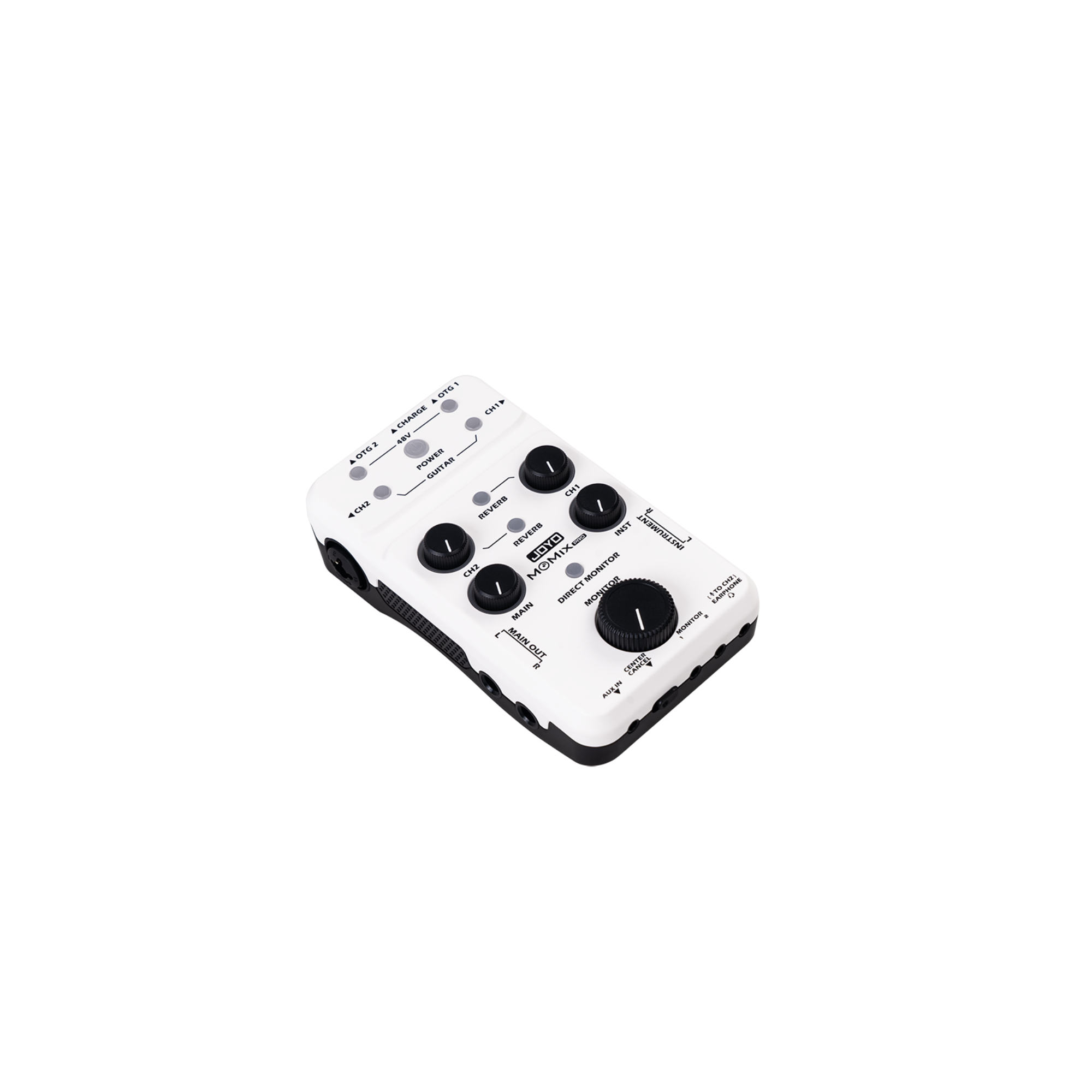 JOYO Audio Mixer USB Audio Interface Stereo XLR48V Phantom Power Mixer for Live Streaming Recording Podcasting Plug Play MOMIX PRO