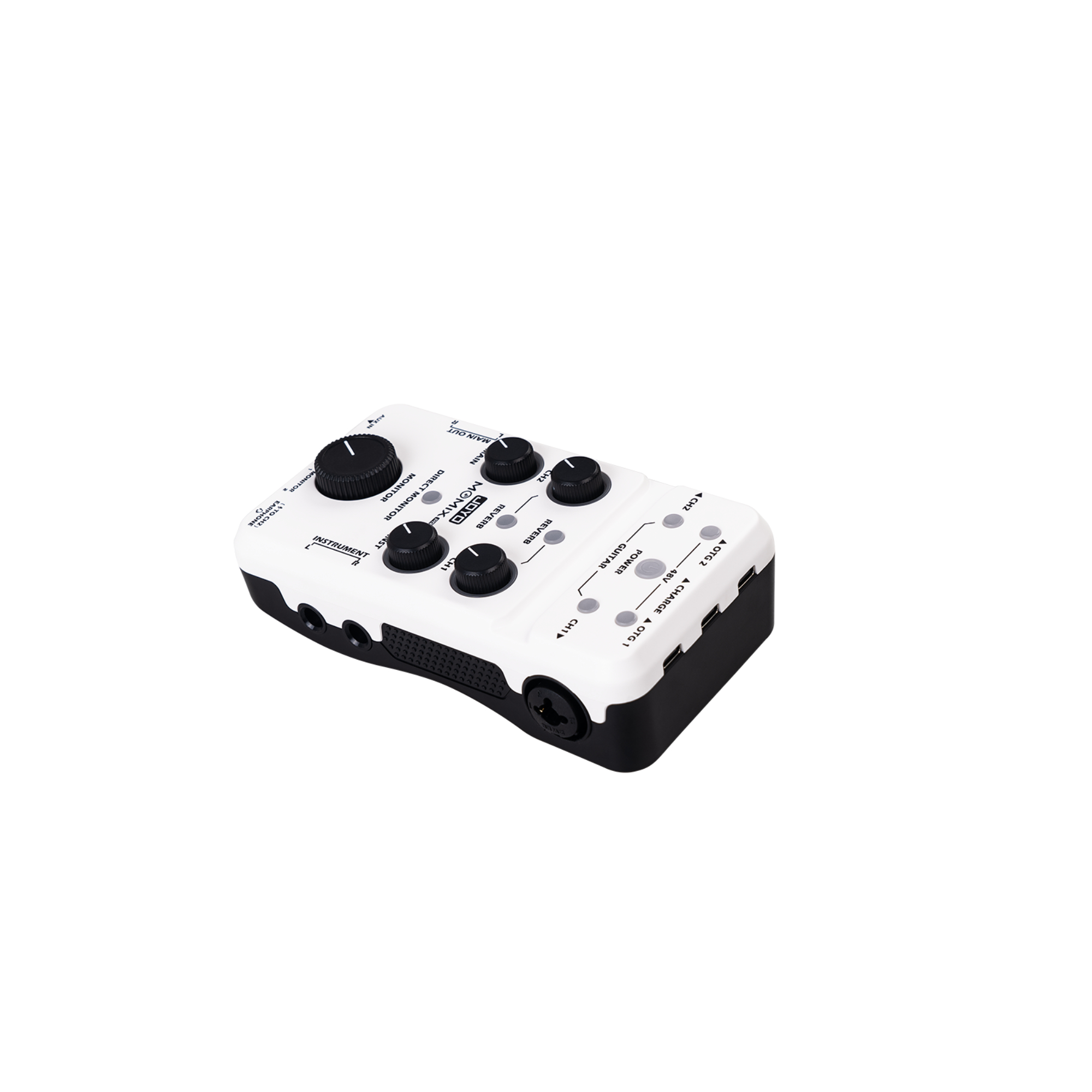 JOYO Audio Mixer USB Audio Interface Stereo XLR48V Phantom Power Mixer for Live Streaming Recording Podcasting Plug Play MOMIX PRO