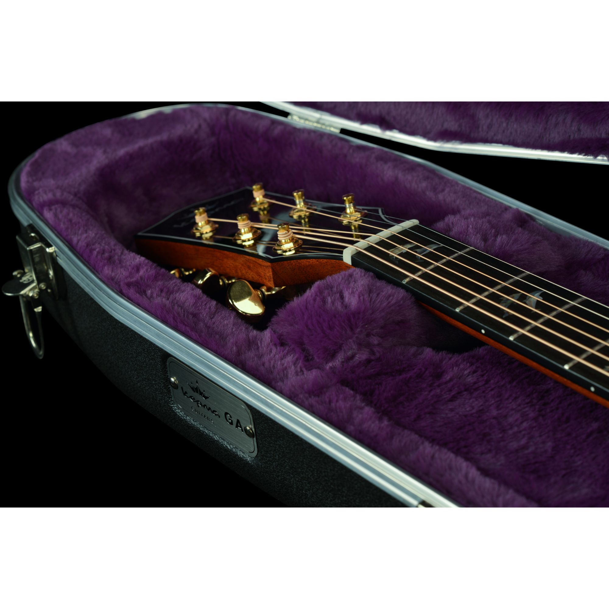 Kepma B1E GA Wa Grand auditorium All solid guitar with Lr baggs stage pro anthem pick up - Cherry burst