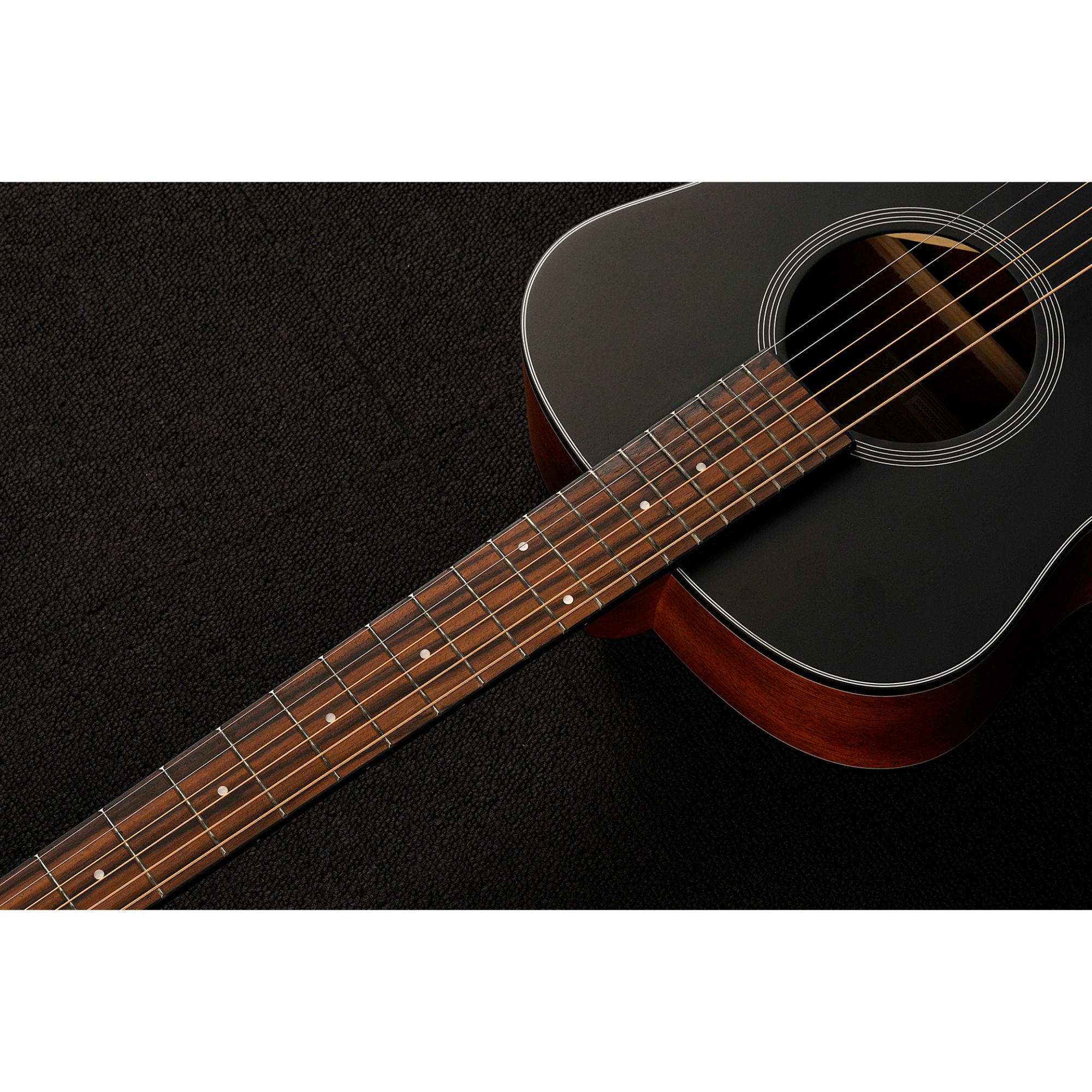 KEPMA ES36 Travel Acoustic Guitar- Black Matt