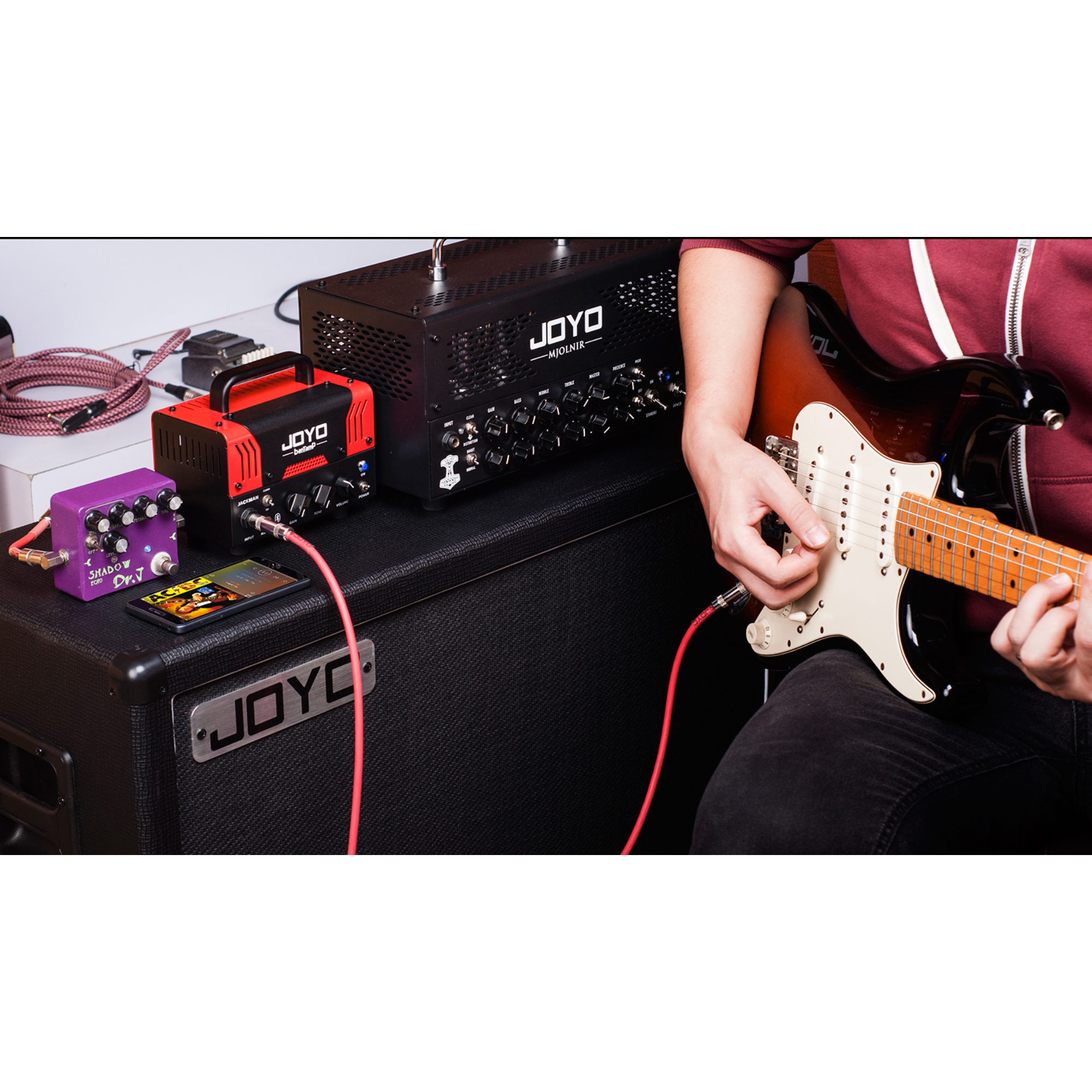 JOYO JACKMAN Amplifier 20 Watt Hybrid Mini Tube Head Bluetooth BanTamp Series