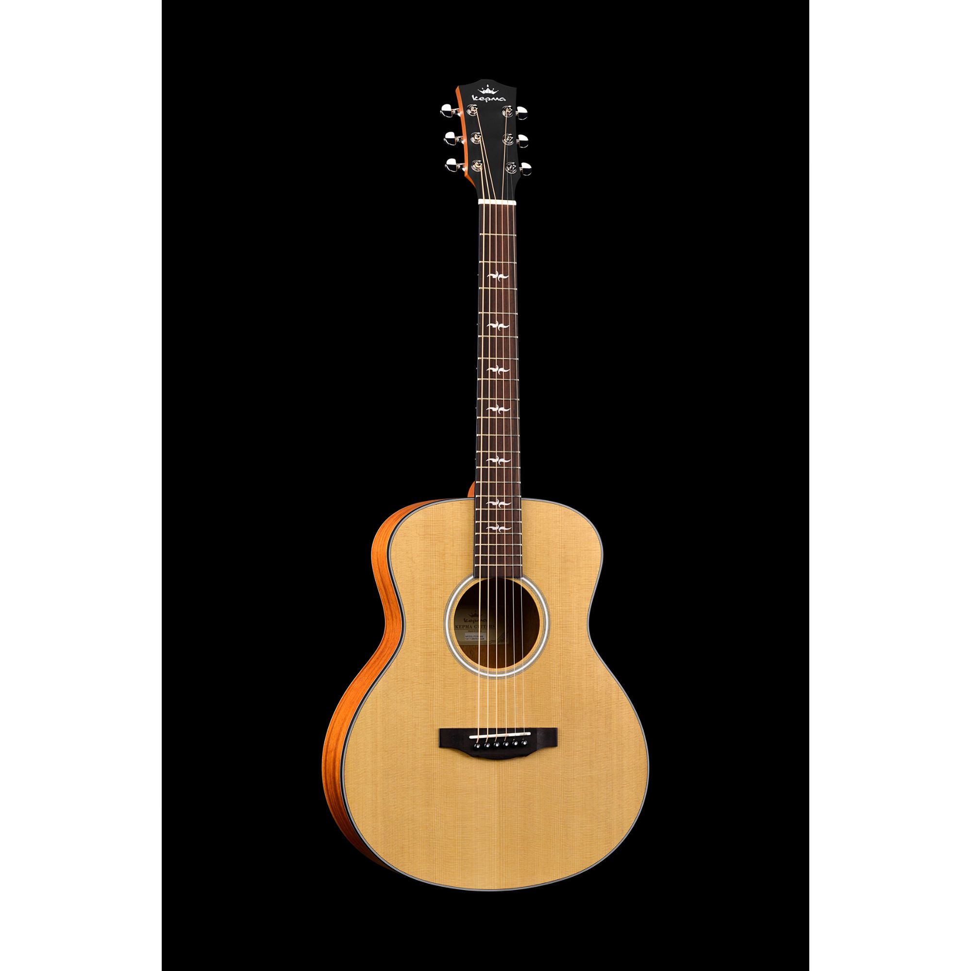 Kepma FS 36E - PARLOR SIZE TRAVEL GUITAR SOLID TOP TRANSACOUSTIC