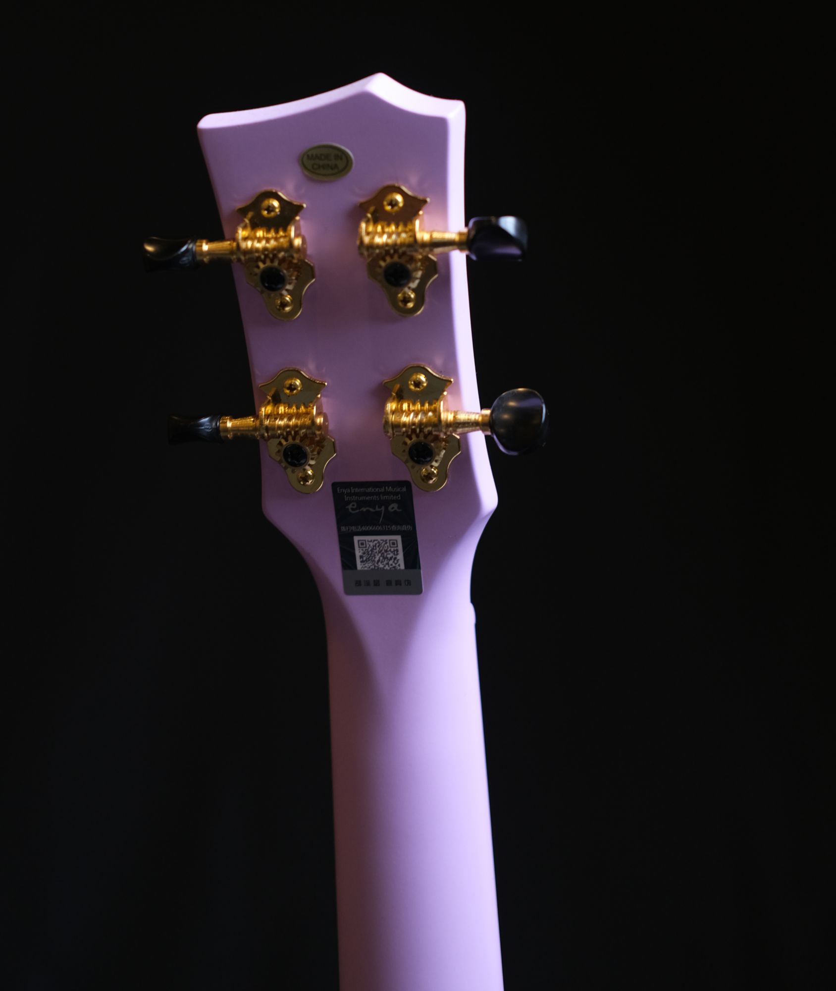 Enya Tenor Nova UE PRO Transacoustic Carbon Fiber Travel Ukulele- Purple