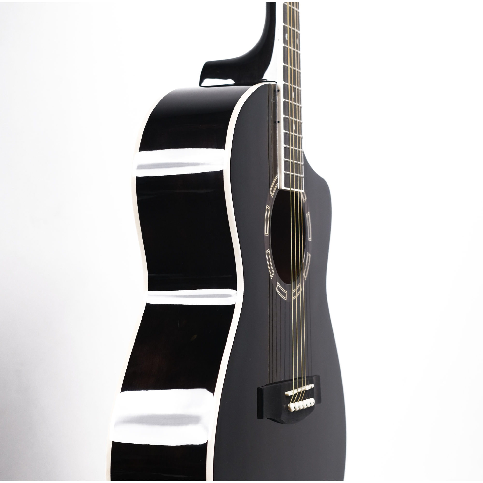 Richtone B139C CHARCOAL glossy JF style cutaway Acoustic guitar