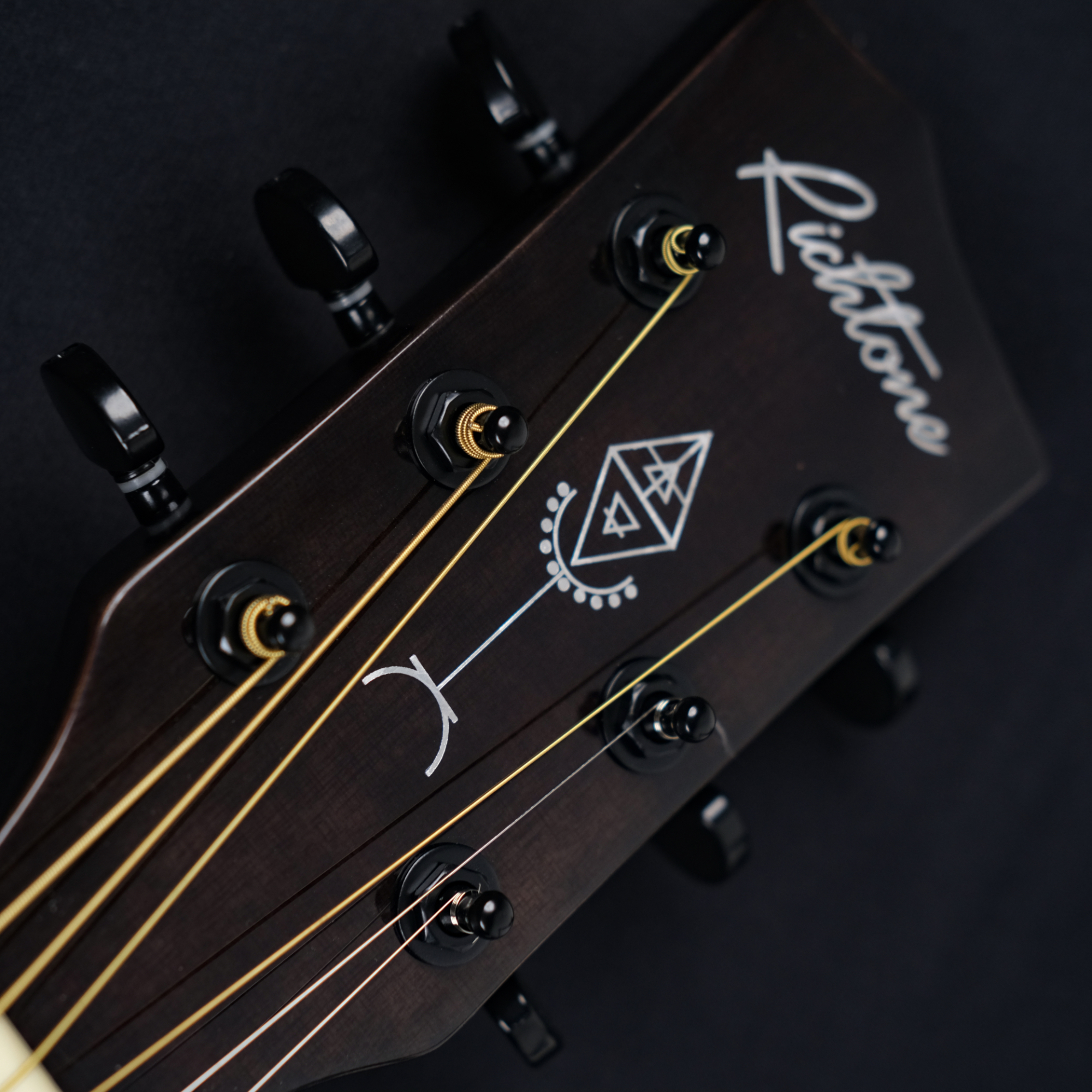 Richtone B139C CHARCOAL glossy JF style cutaway Acoustic guitar